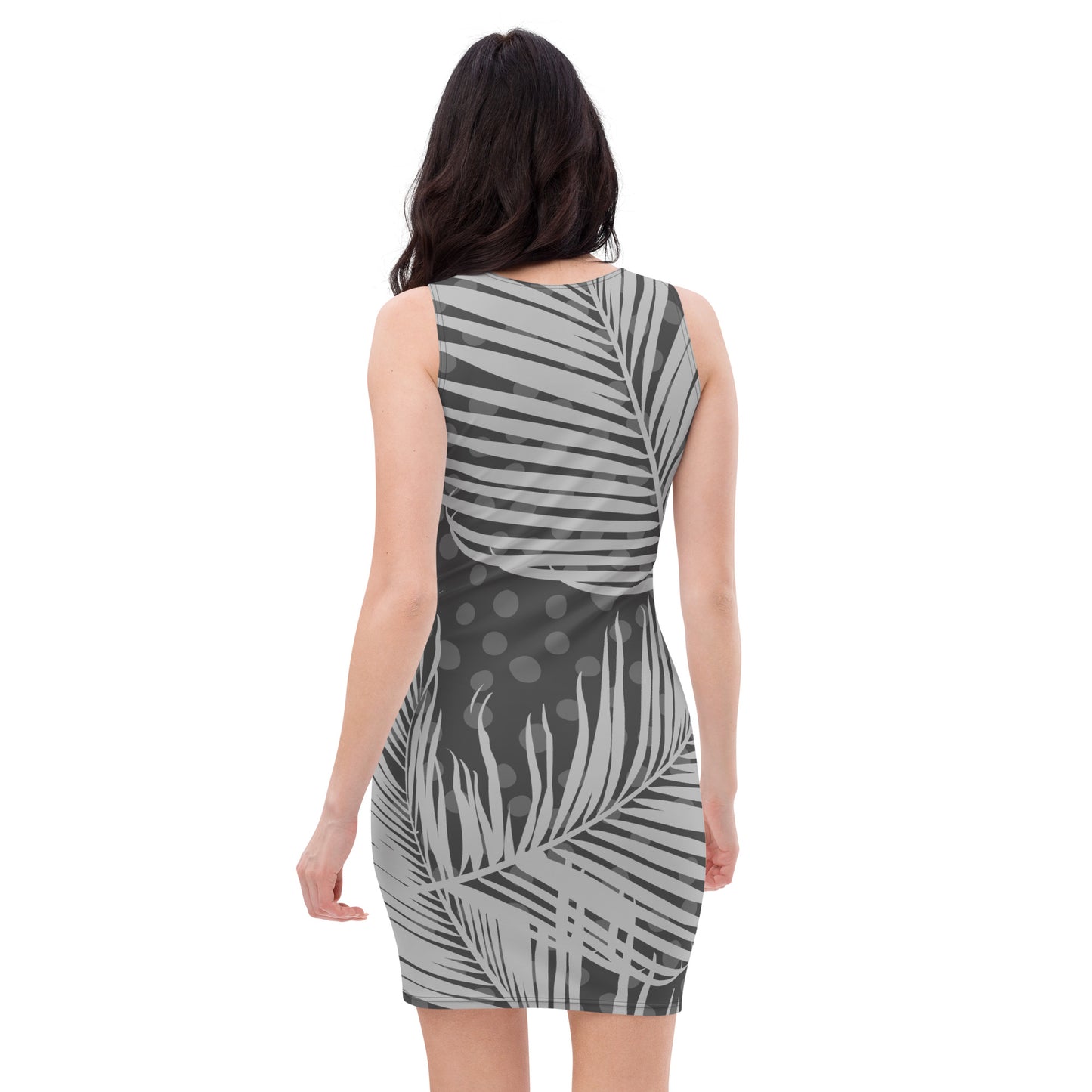 Amazon Rainforest Bodycon dress (Grey)