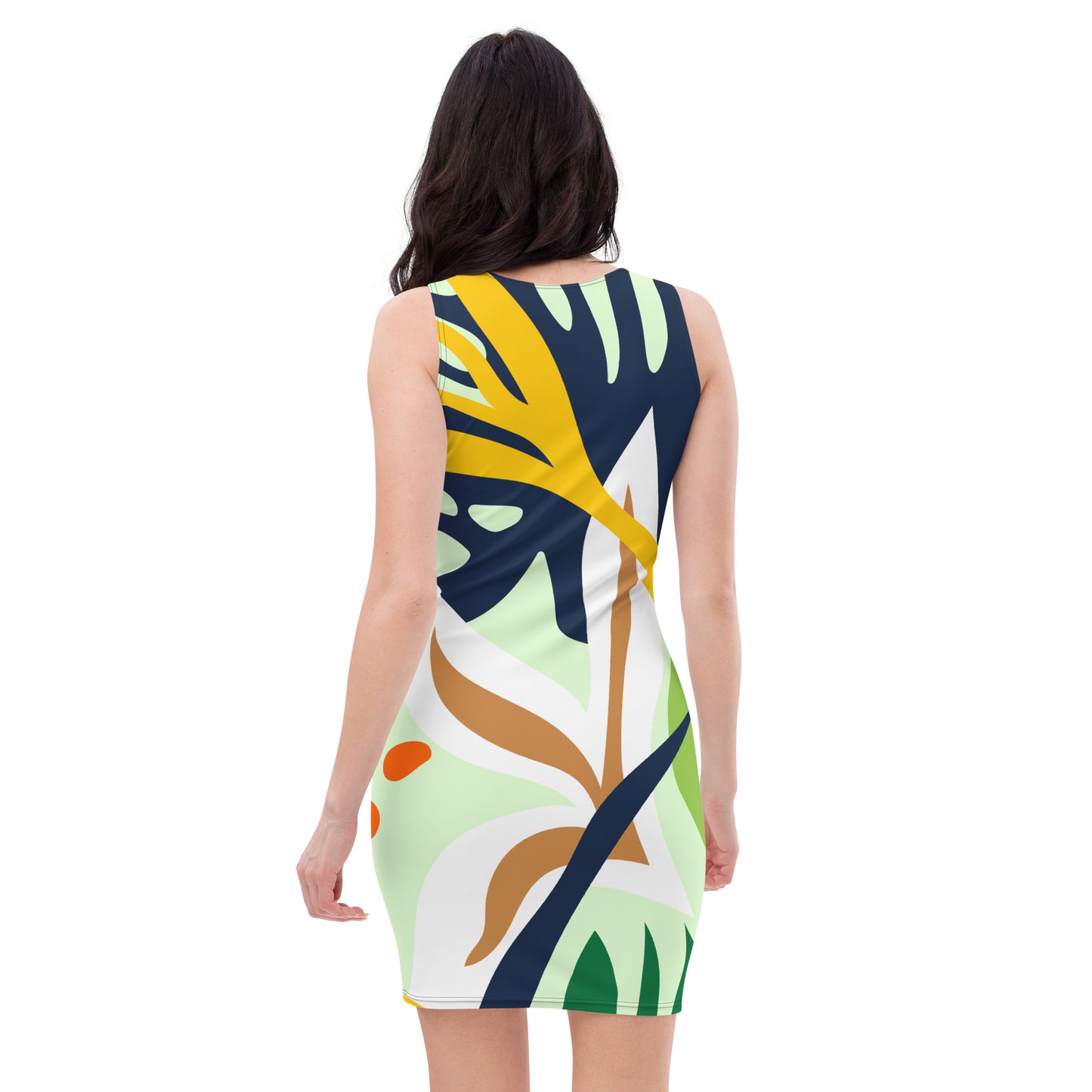 Amazon Rainforest Bodycon dress (Multicolor)