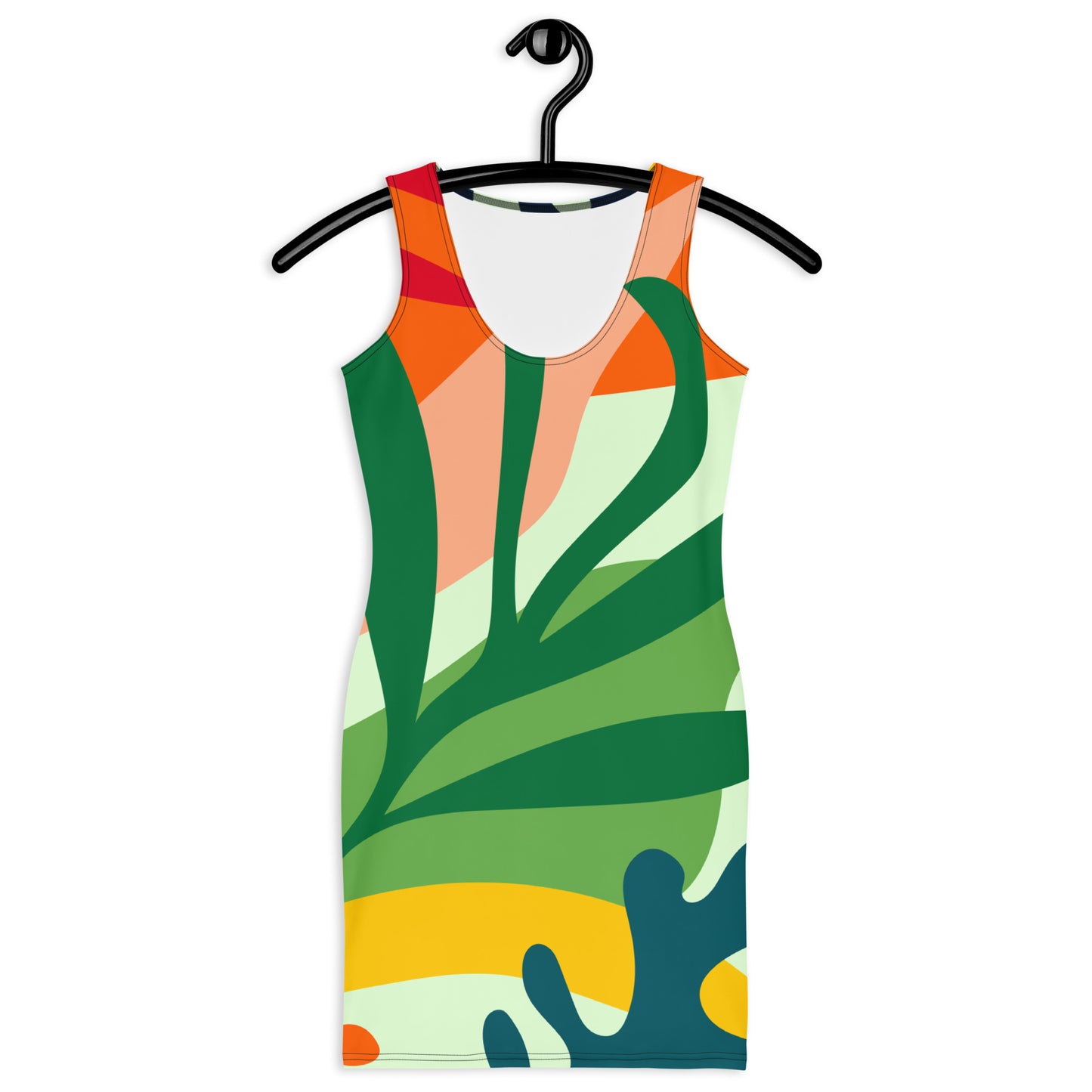 Amazon Rainforest Bodycon dress (Multicolor)