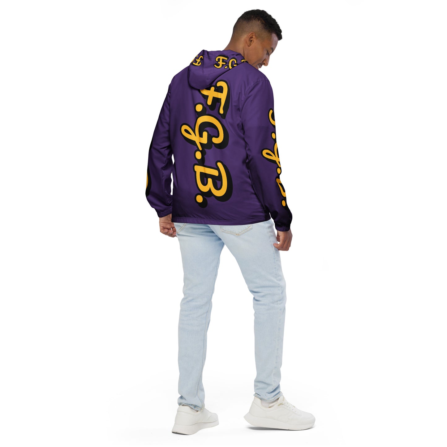 F.G.B. Men’s Windbreaker (Purple)