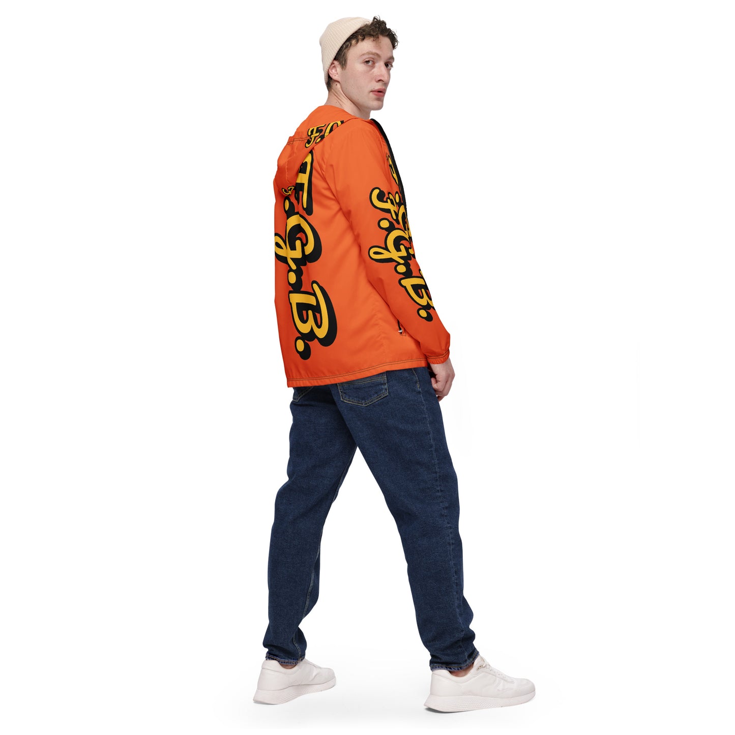 F.G.B. Men’s Windbreaker (Orange)