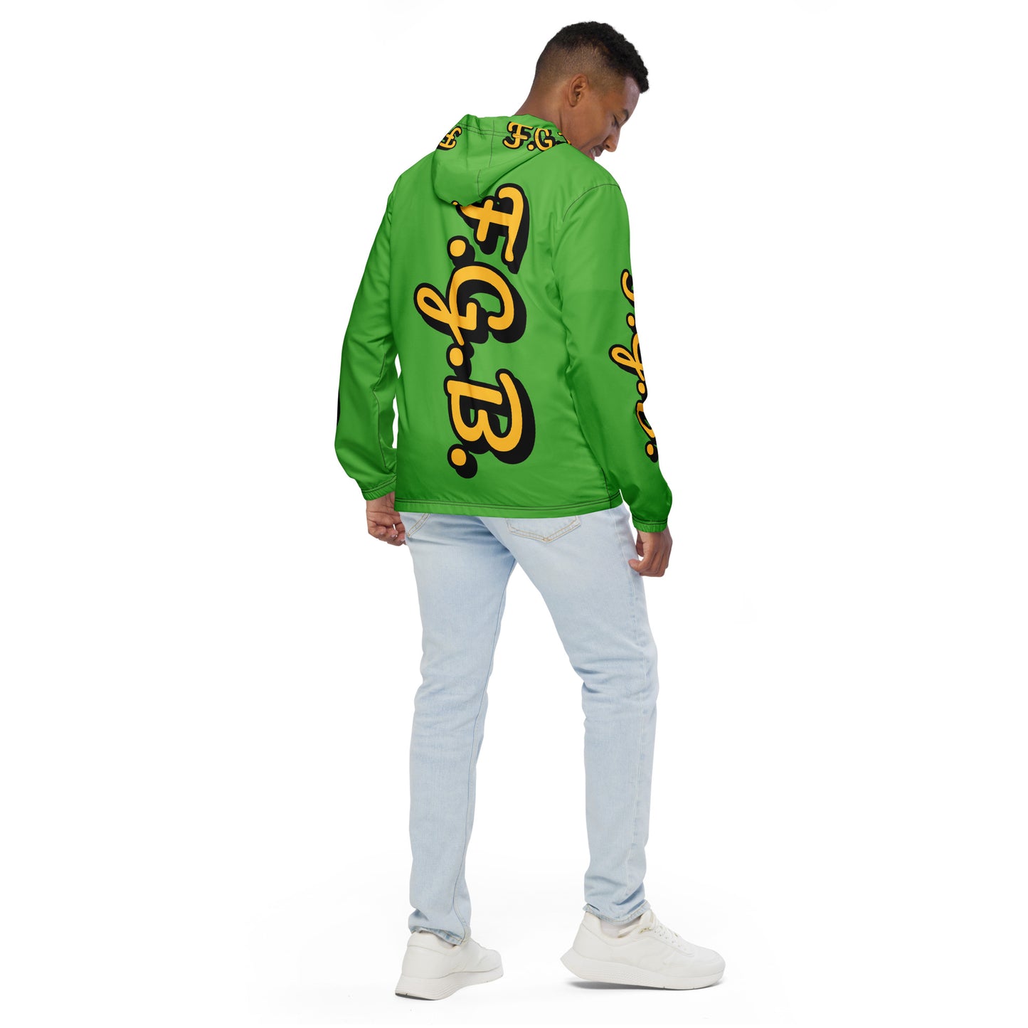 F.G.B. Men’s Windbreaker (Green)