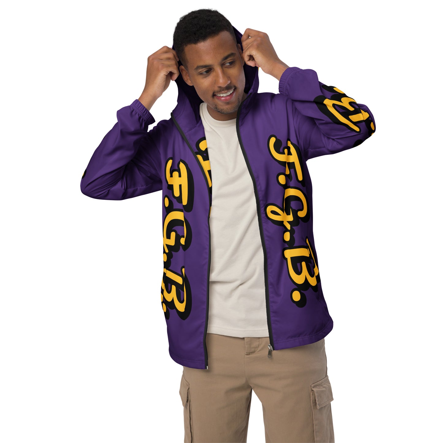 F.G.B. Men’s Windbreaker (Purple)