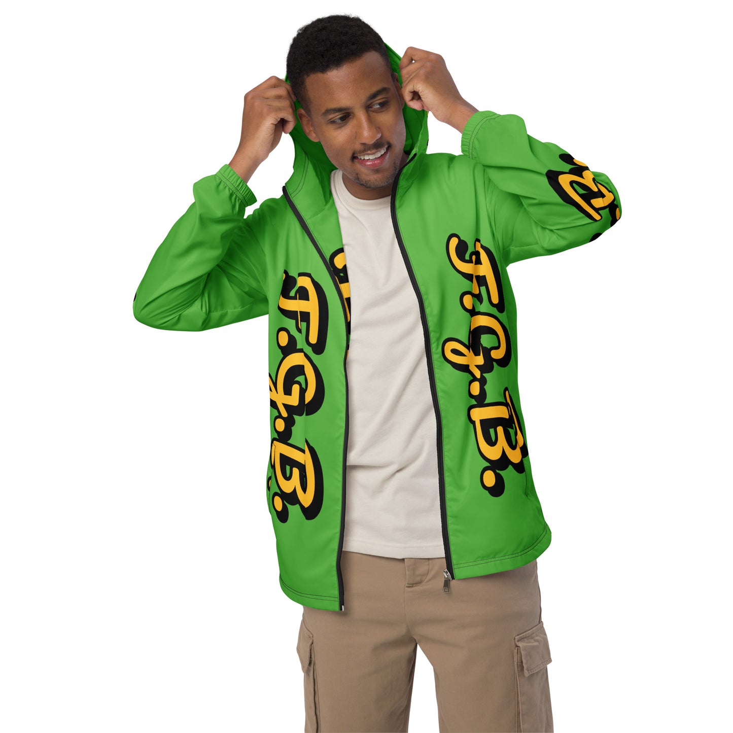 F.G.B. Men’s Windbreaker (Green)