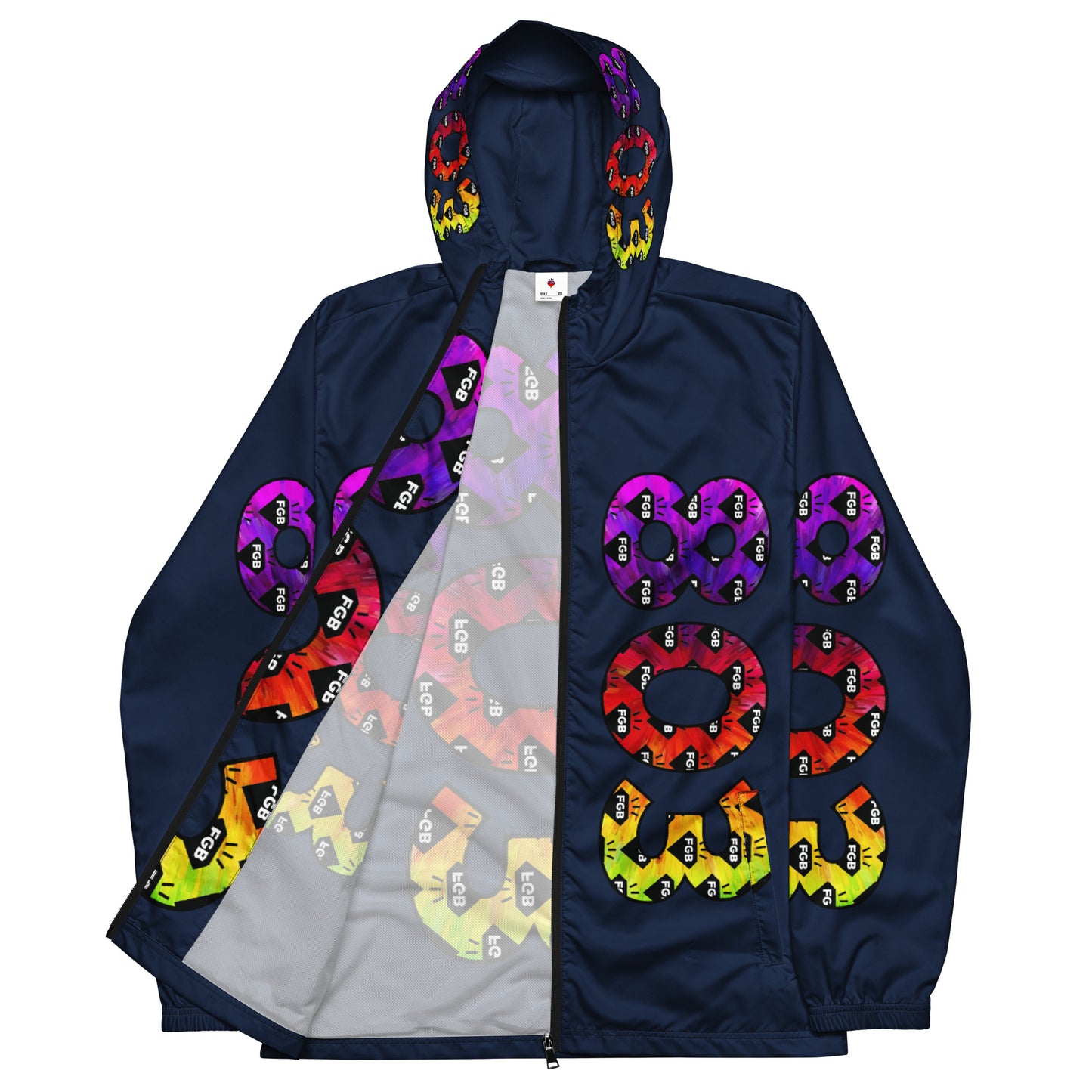 Multicolor 803 Men’s Windbreaker (Navy)