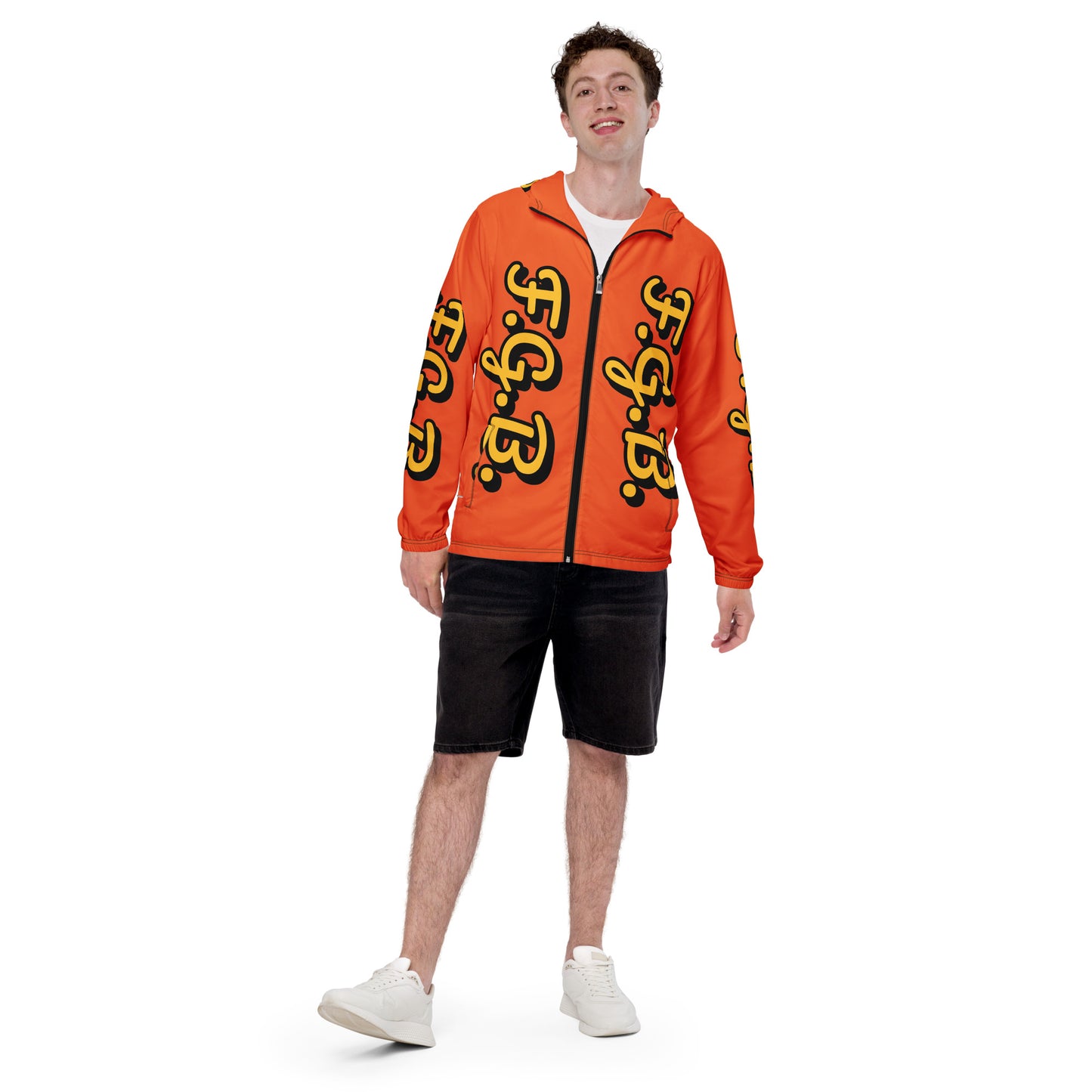 F.G.B. Men’s Windbreaker (Orange)