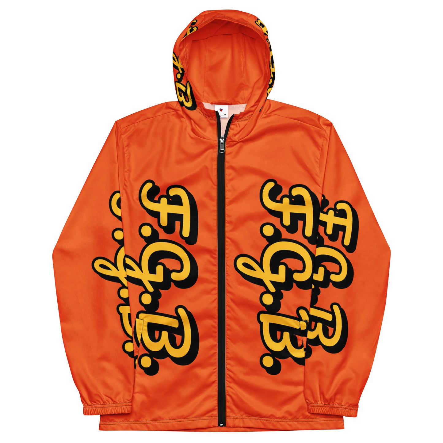 F.G.B. Men’s Windbreaker (Orange)