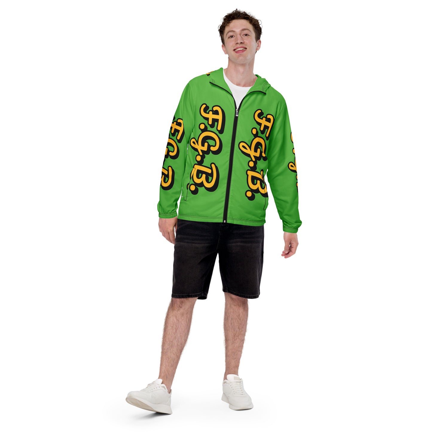 F.G.B. Men’s Windbreaker (Green)