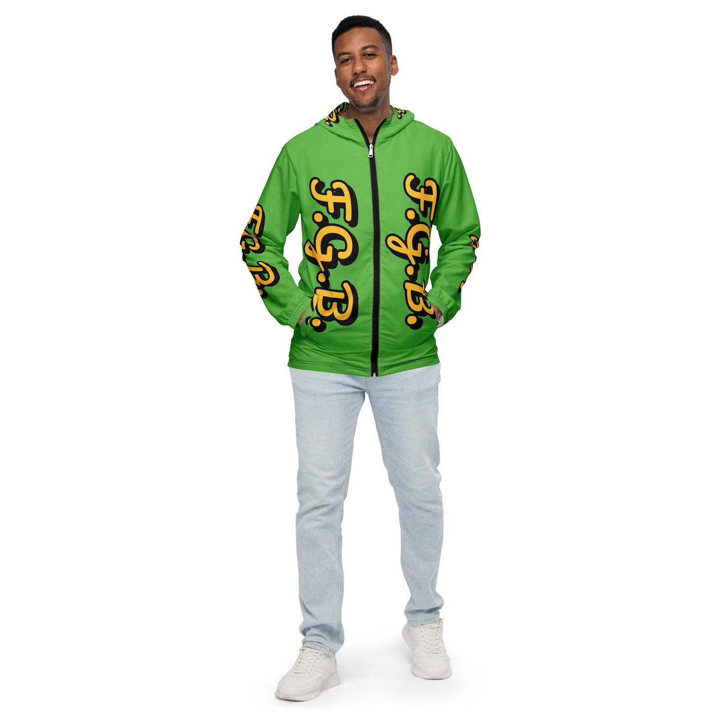 F.G.B. Men’s Windbreaker (Green)