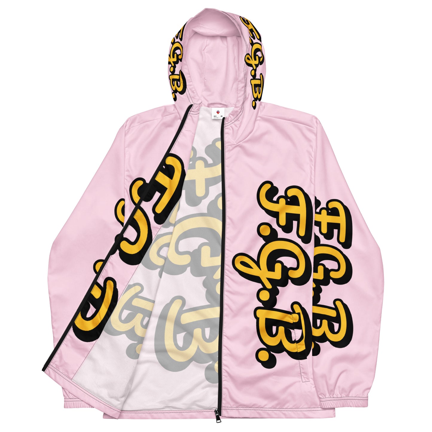 F.G.B. Men’s Windbreaker (Pink)