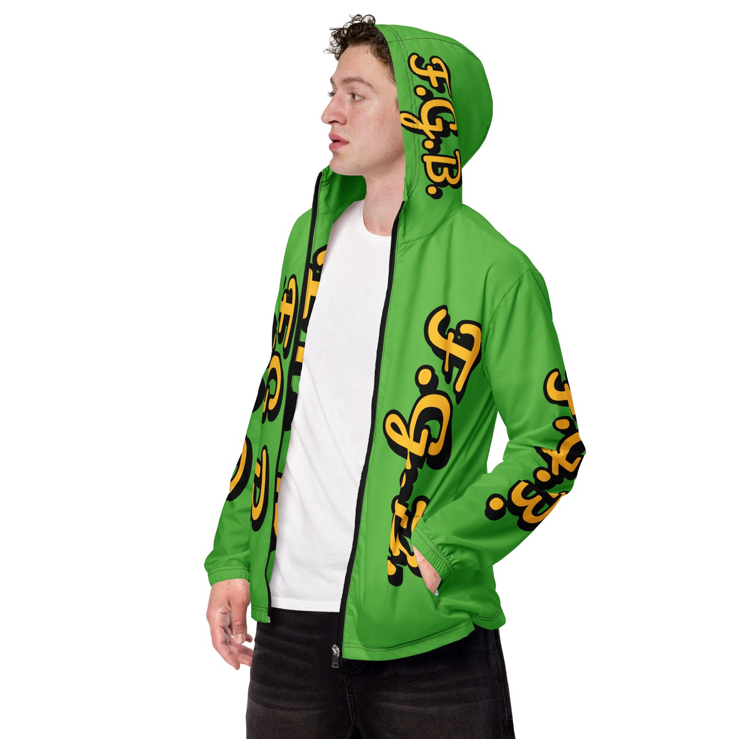 F.G.B. Men’s Windbreaker (Green)