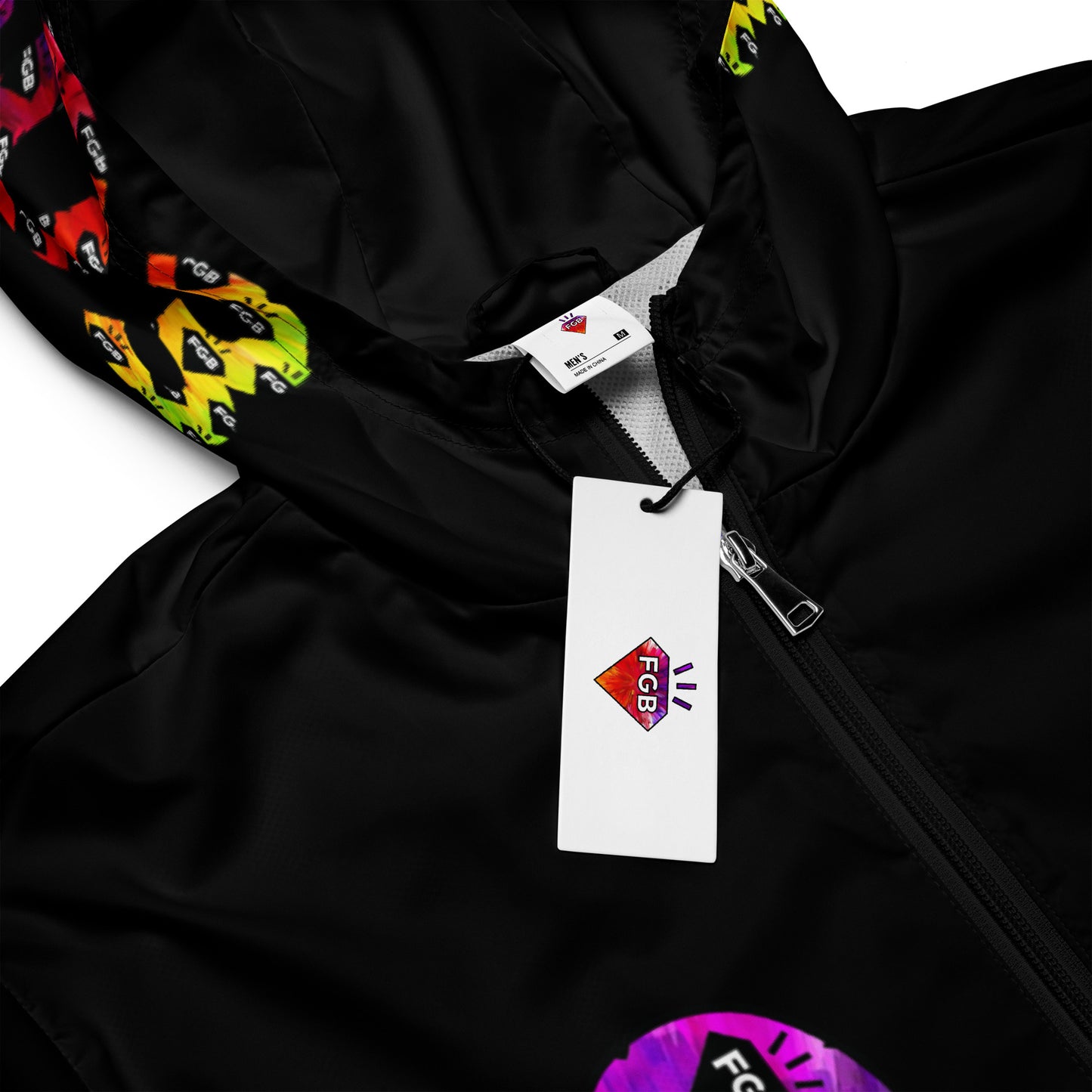 Multicolor 803 Men’s Windbreaker (Black)