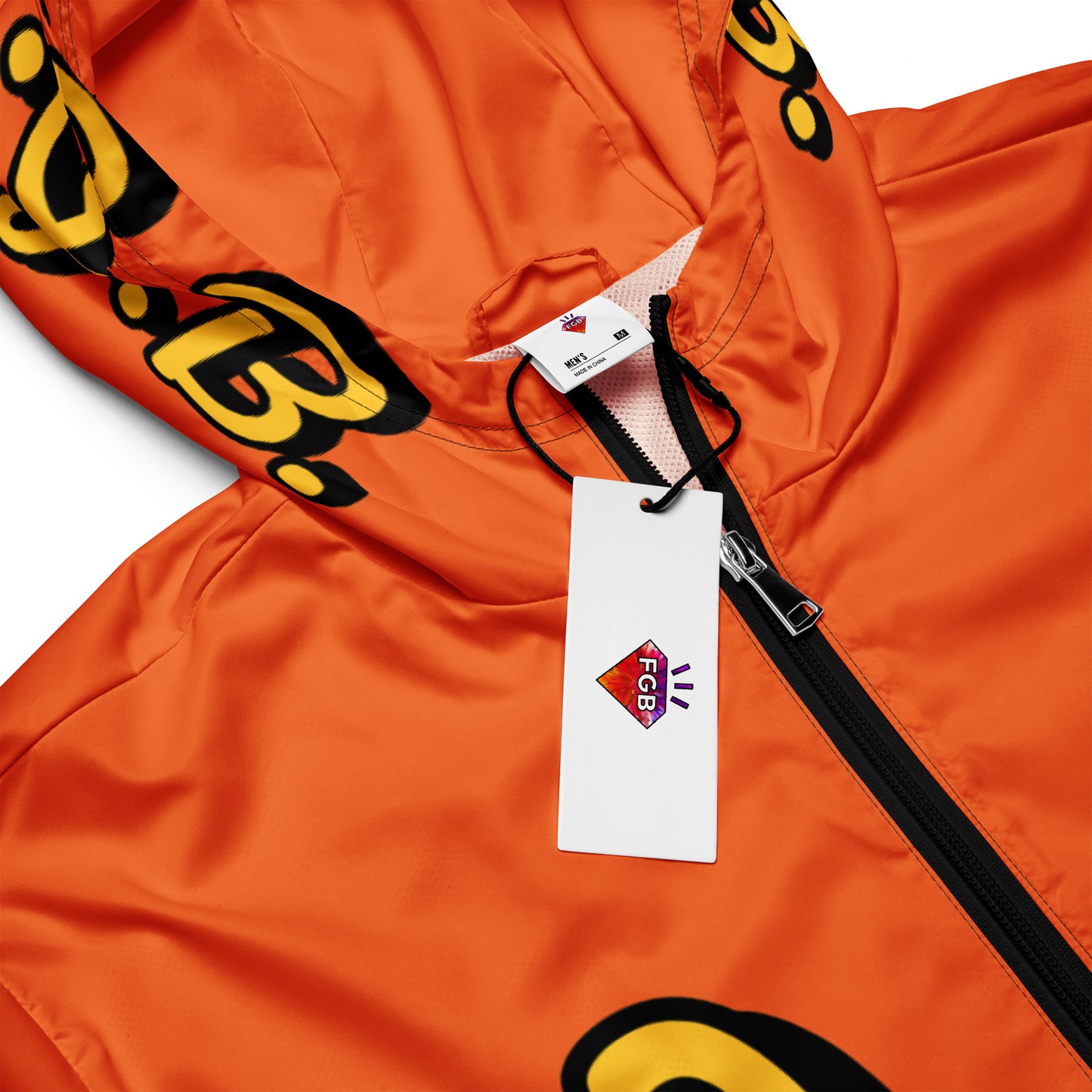 F.G.B. Men’s Windbreaker (Orange)