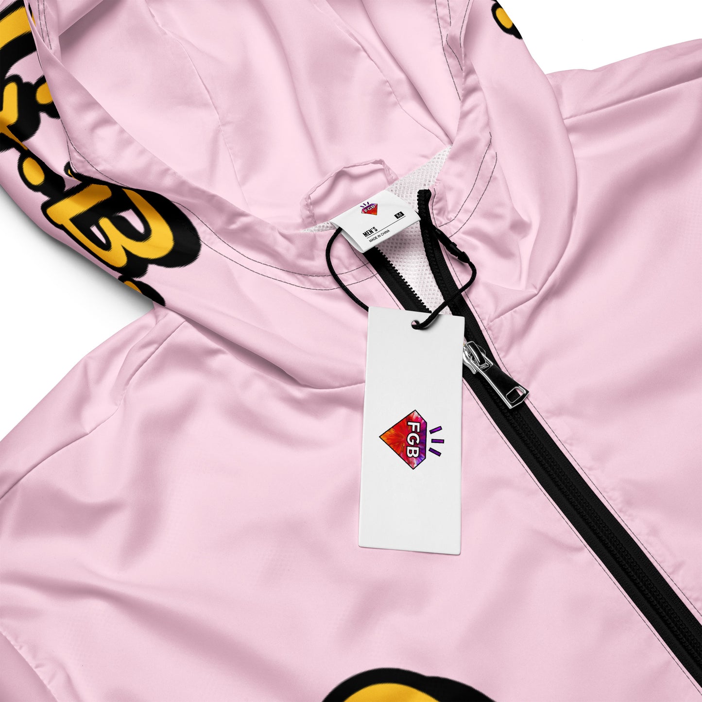 F.G.B. Men’s Windbreaker (Pink)