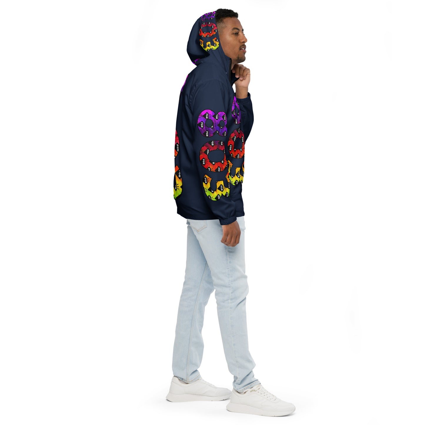 Multicolor 803 Men’s Windbreaker (Navy)