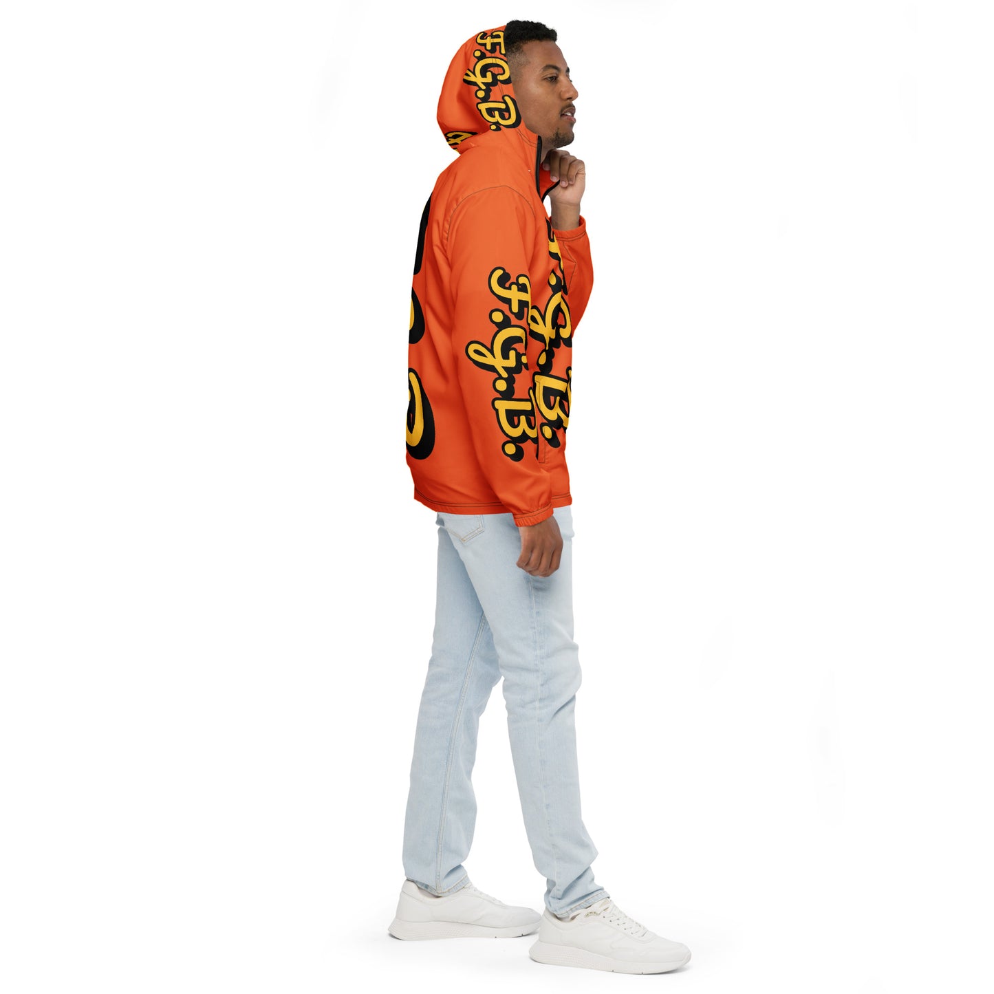 F.G.B. Men’s Windbreaker (Orange)