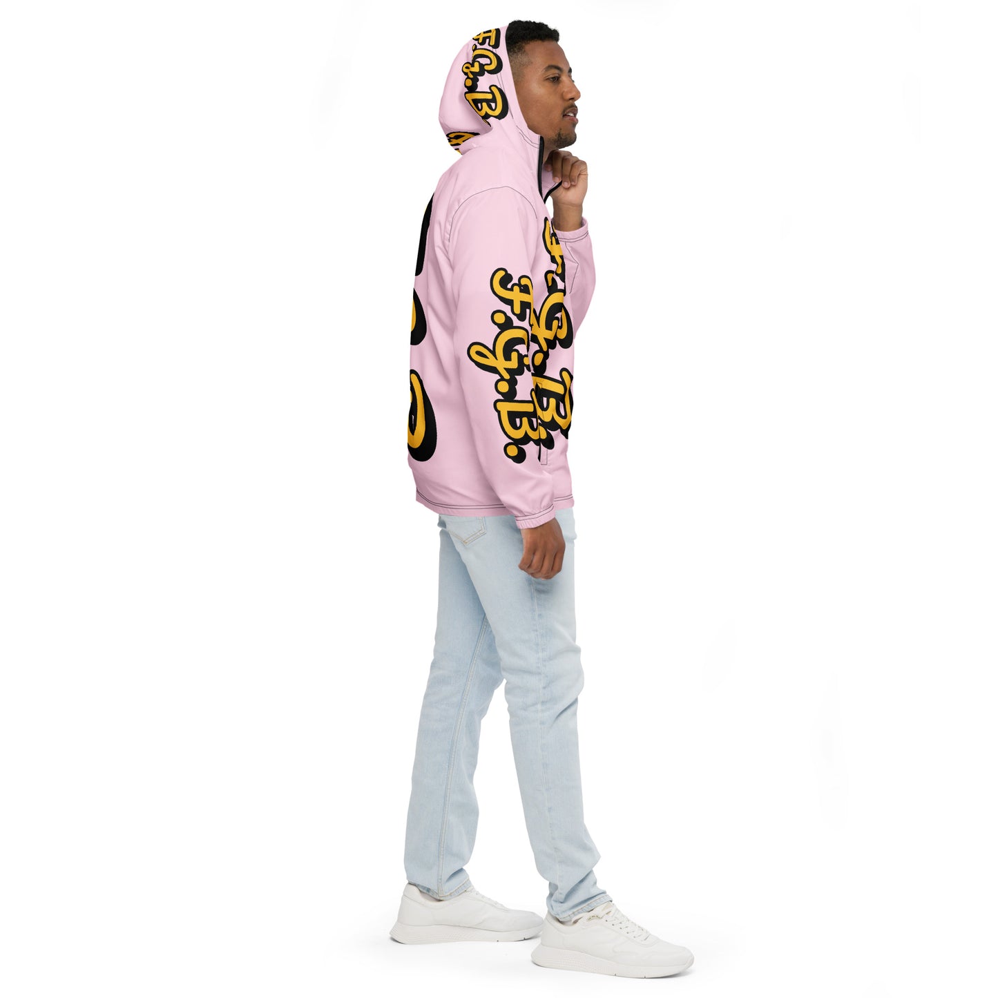 F.G.B. Men’s Windbreaker (Pink)