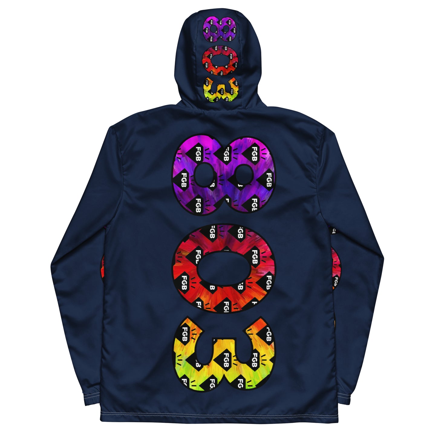 Multicolor 803 Men’s Windbreaker (Navy)