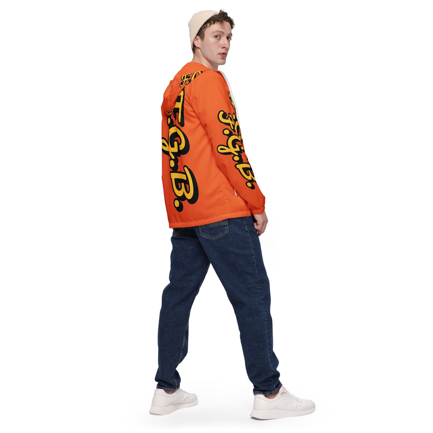 F.G.B. Men’s Windbreaker (Orange)