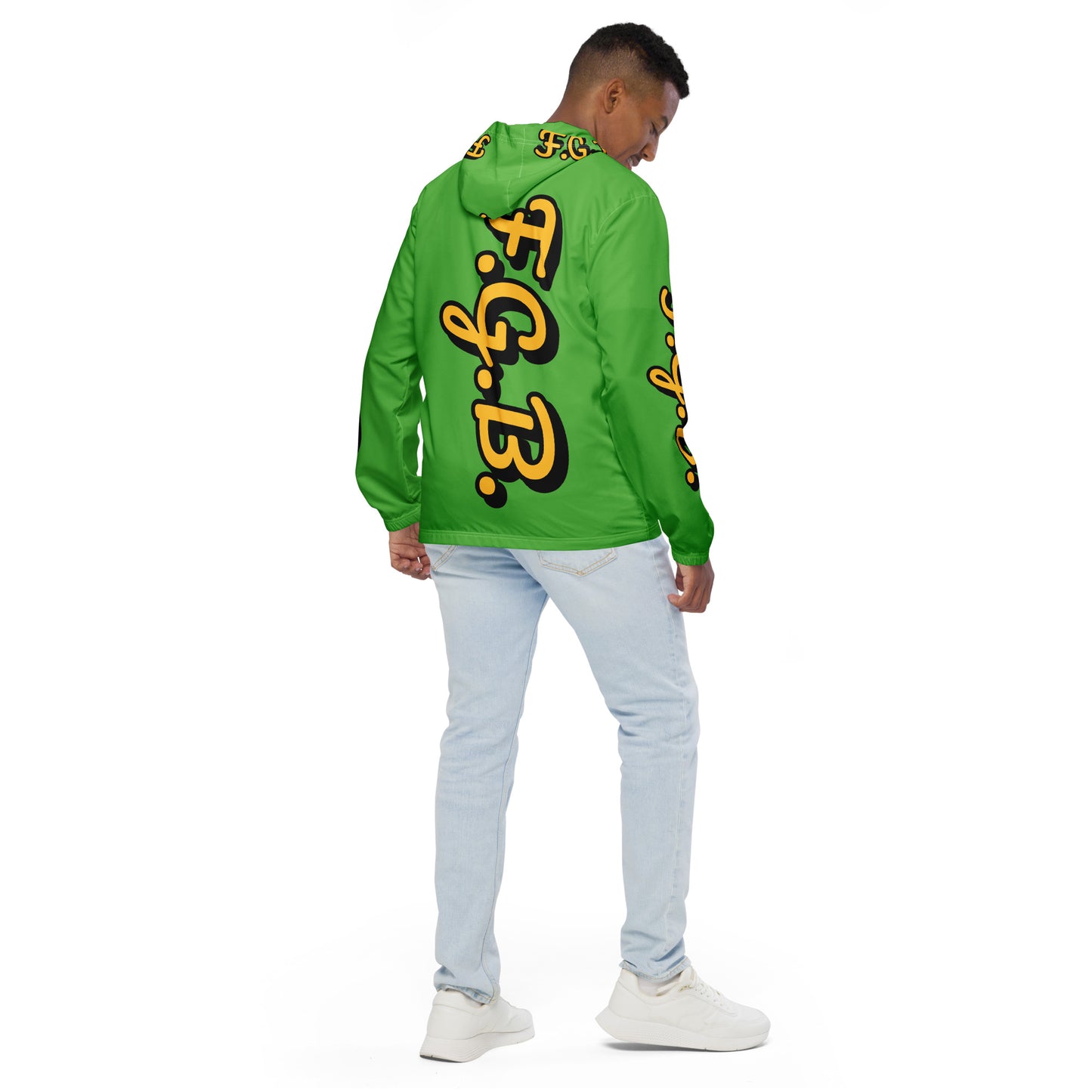 F.G.B. Men’s Windbreaker (Green)