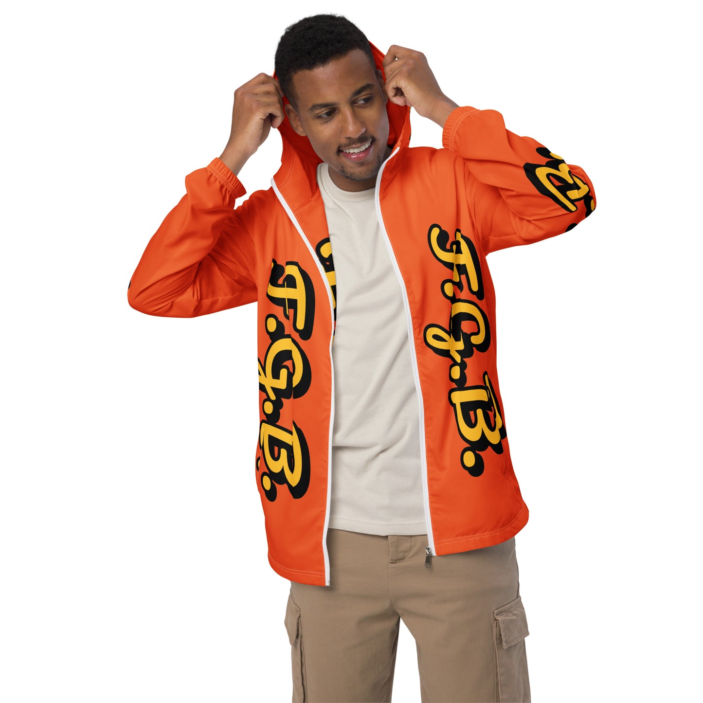 F.G.B. Men’s Windbreaker (Orange)