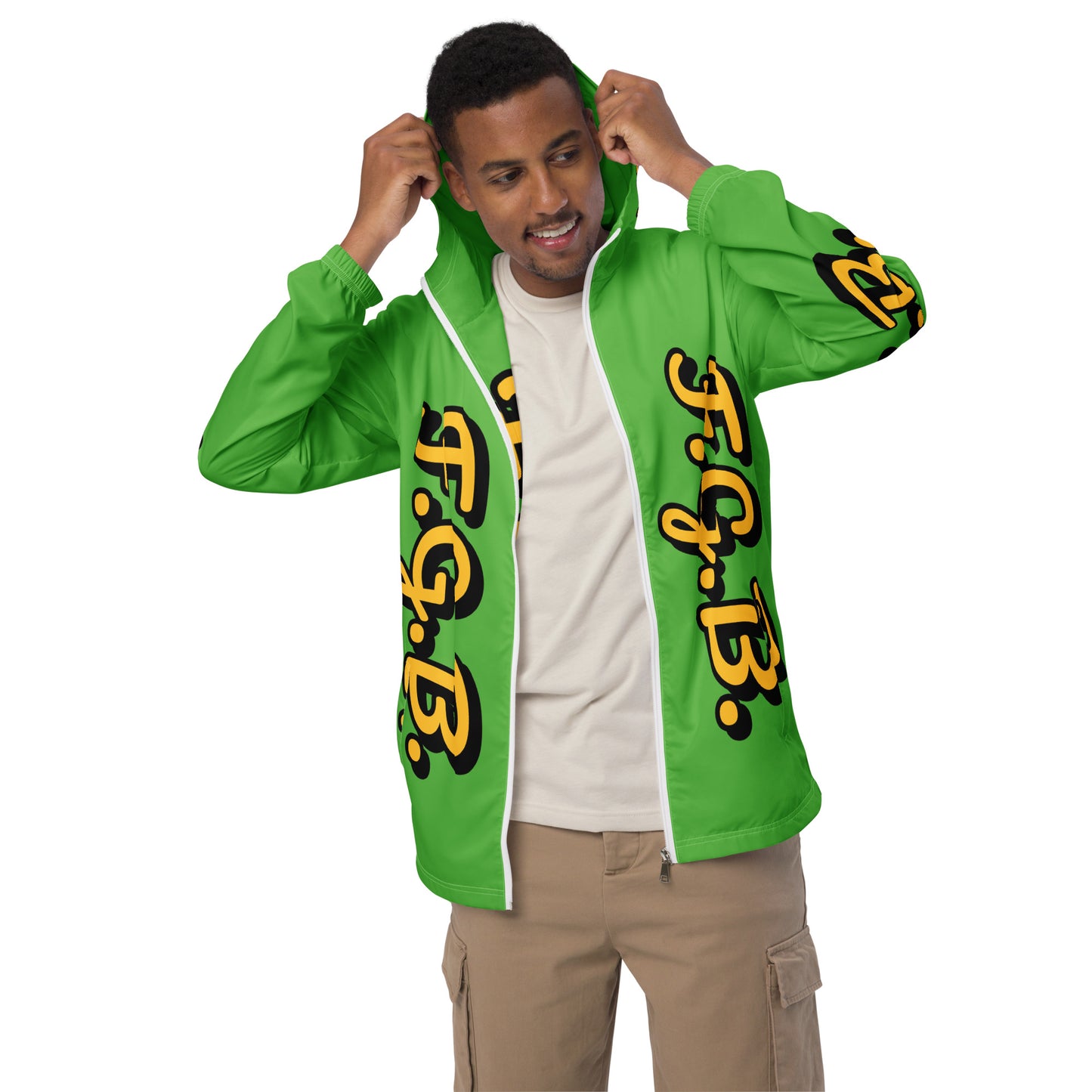 F.G.B. Men’s Windbreaker (Green)