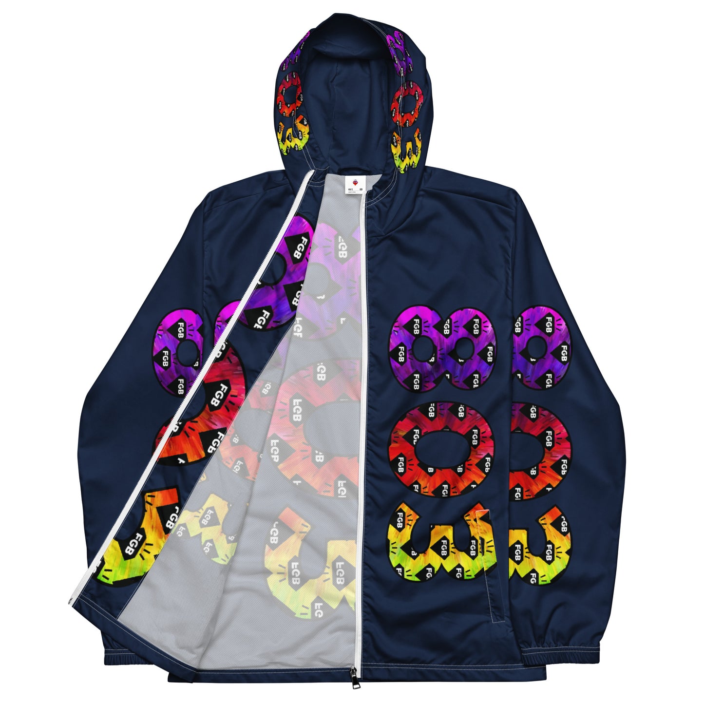 Multicolor 803 Men’s Windbreaker (Navy)