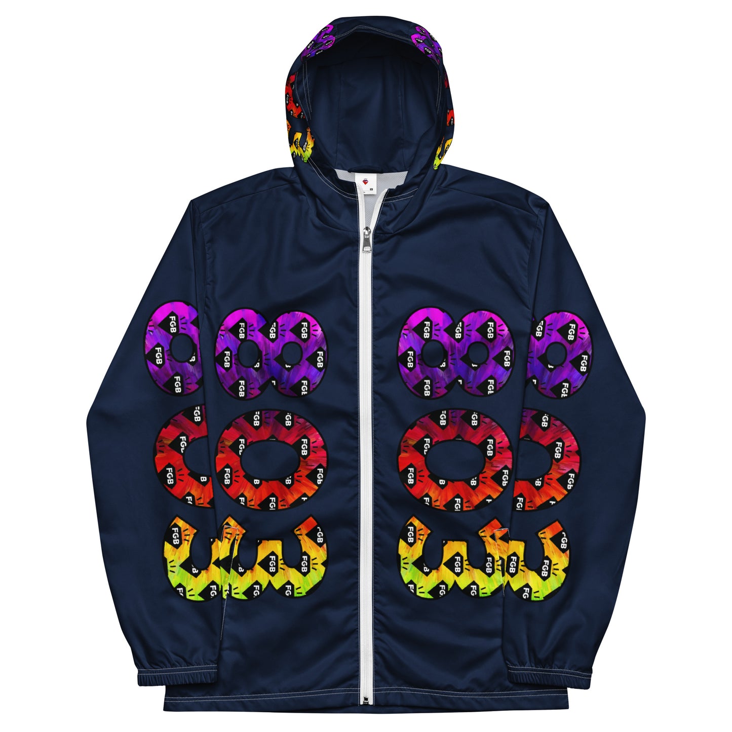 Multicolor 803 Men’s Windbreaker (Navy)