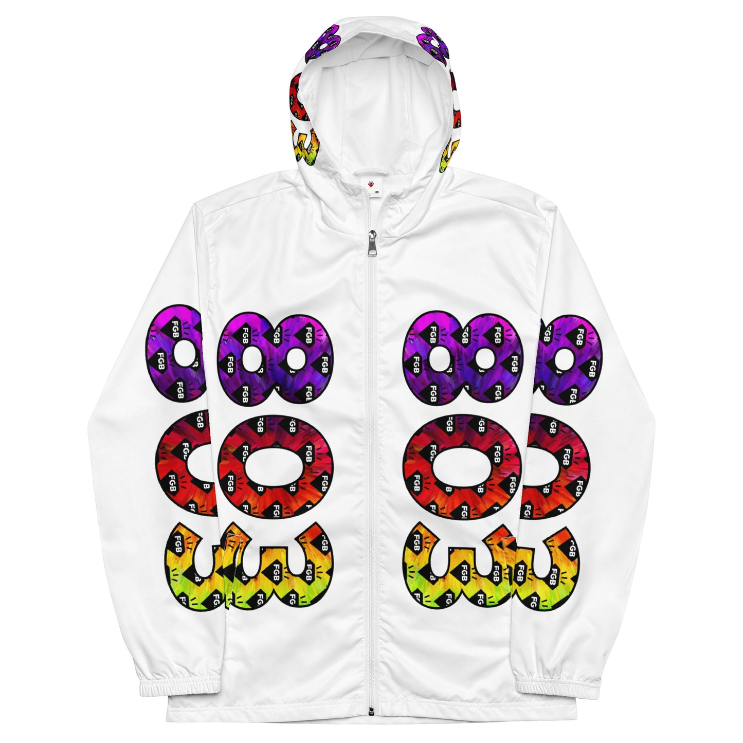 Multicolor 803 Men’s Windbreaker (White)