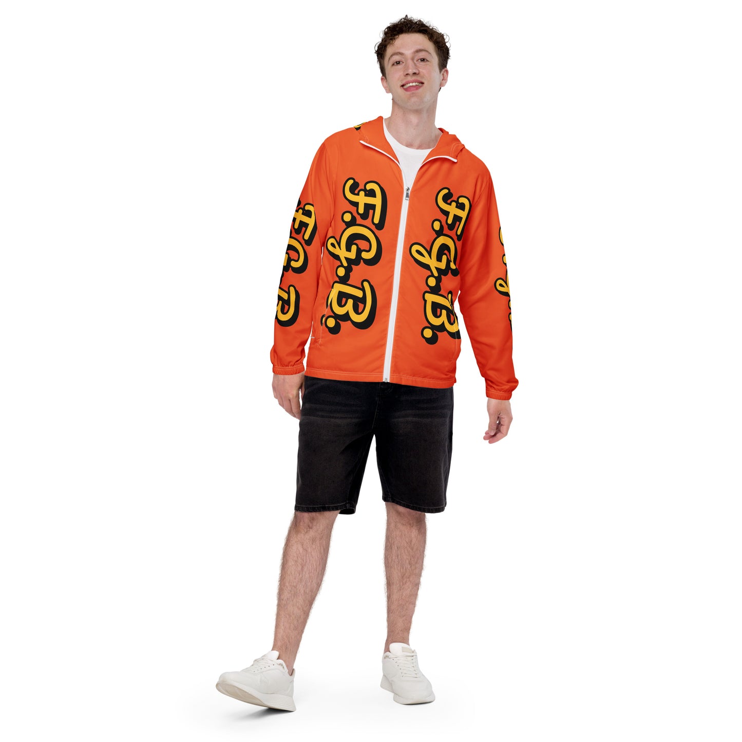 F.G.B. Men’s Windbreaker (Orange)