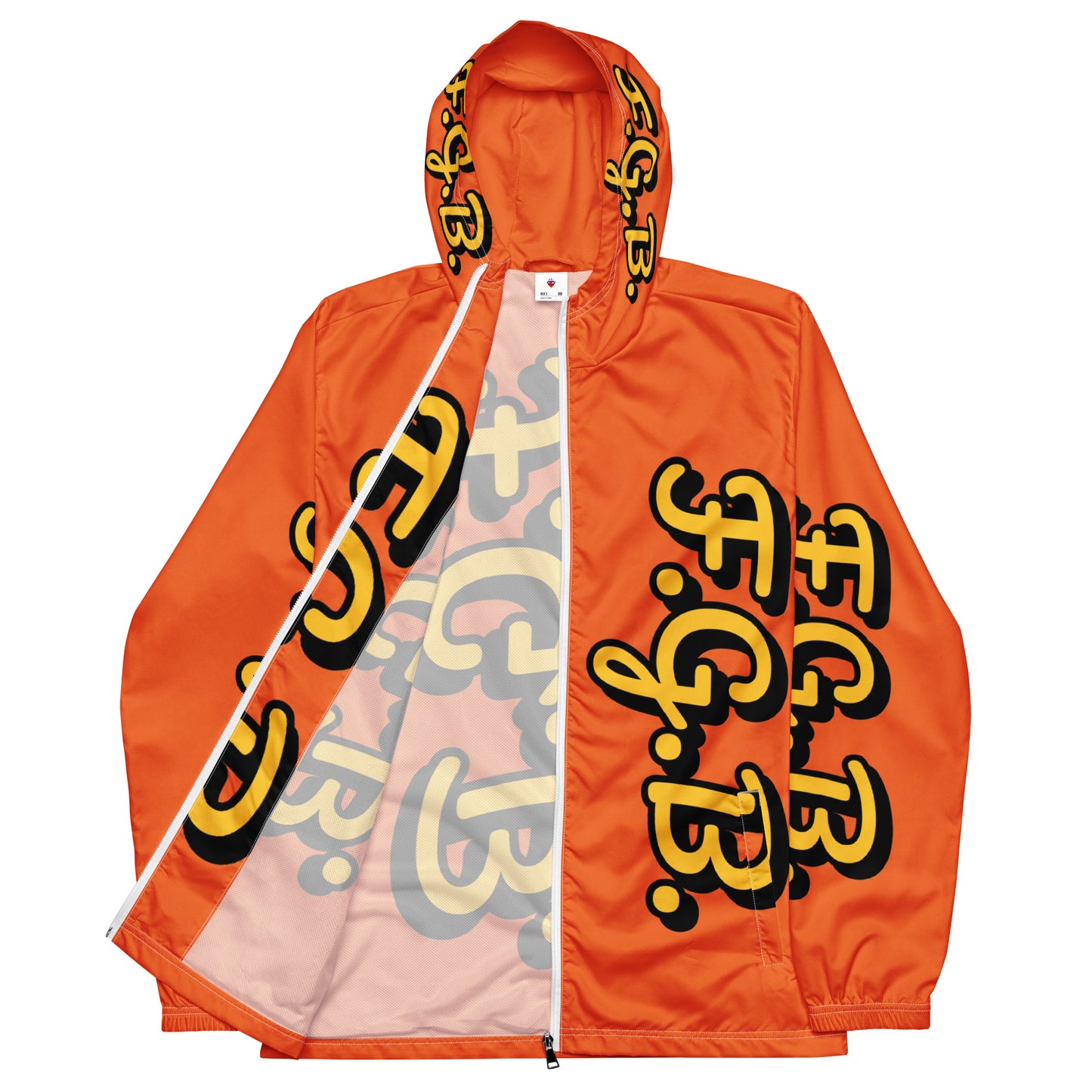 F.G.B. Men’s Windbreaker (Orange)