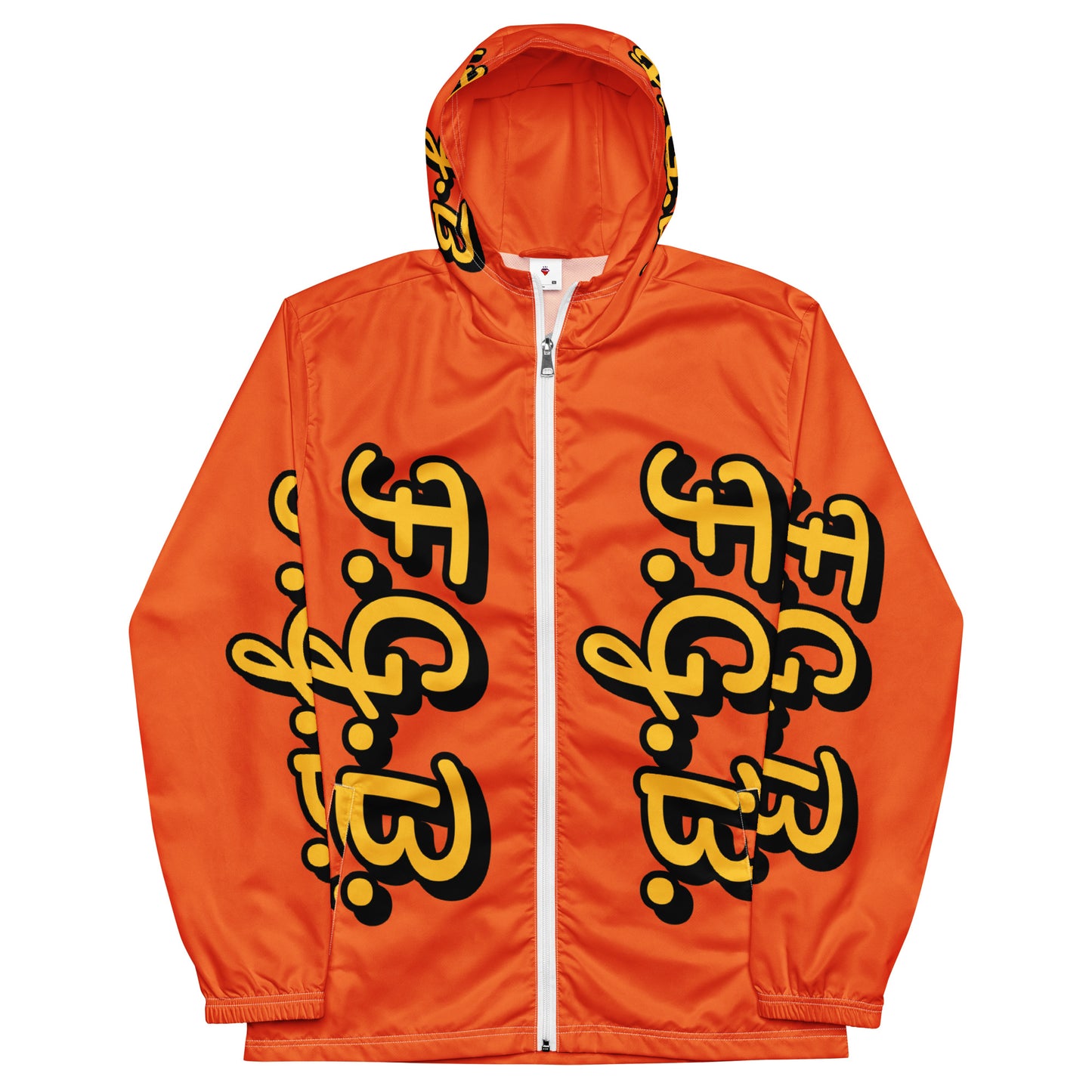 F.G.B. Men’s Windbreaker (Orange)