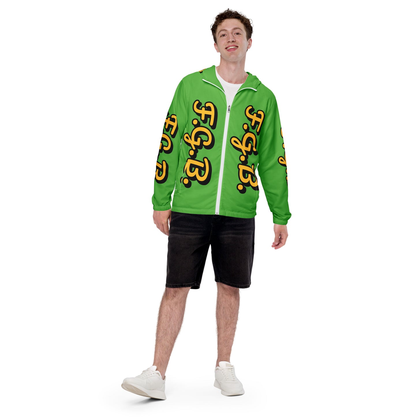 F.G.B. Men’s Windbreaker (Green)