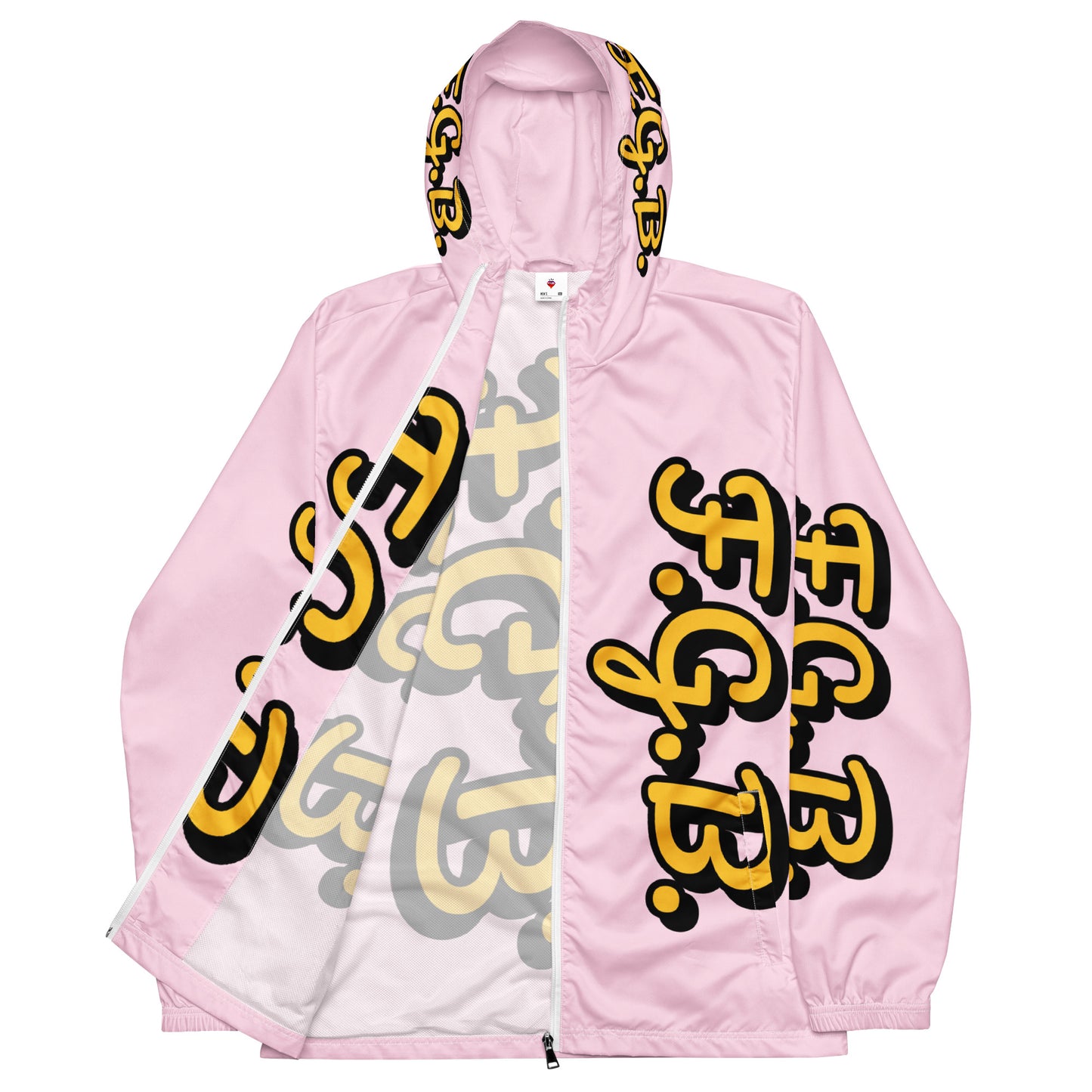 F.G.B. Men’s Windbreaker (Pink)