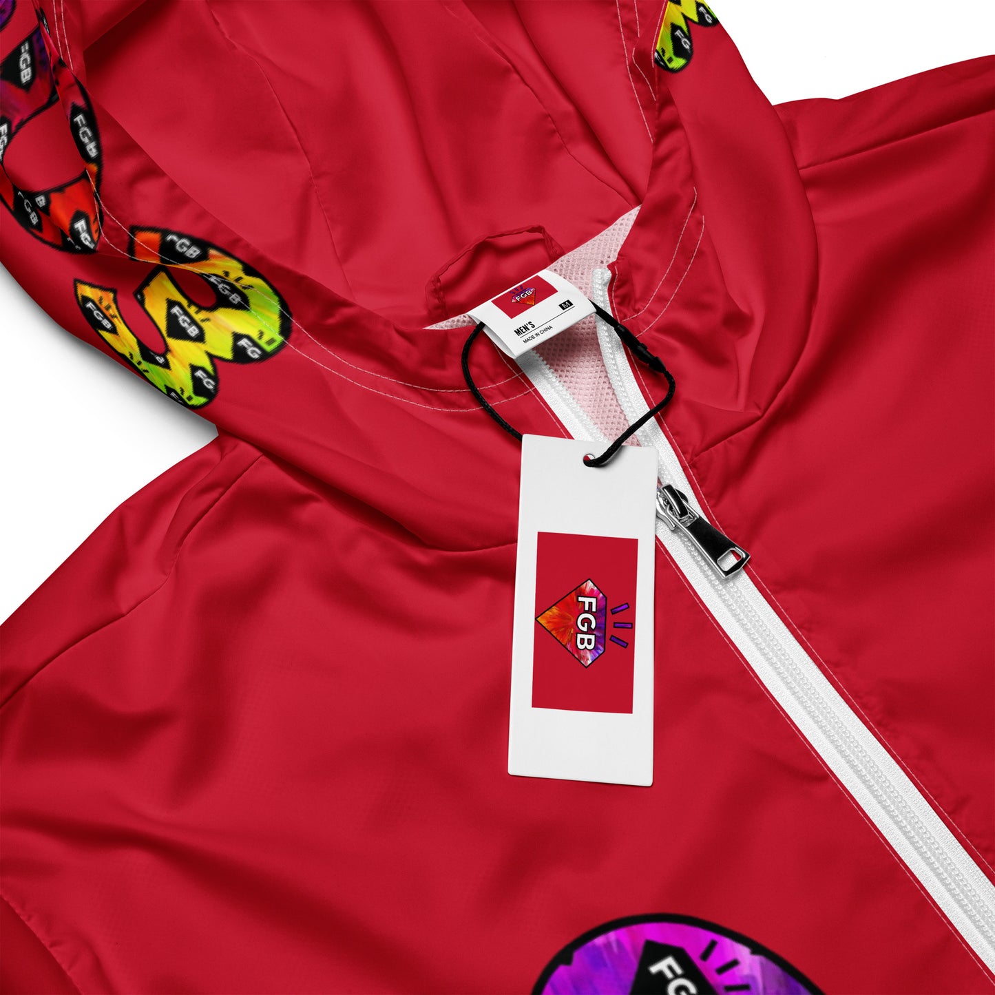 Multicolor 803 Men’s Windbreaker (Red)