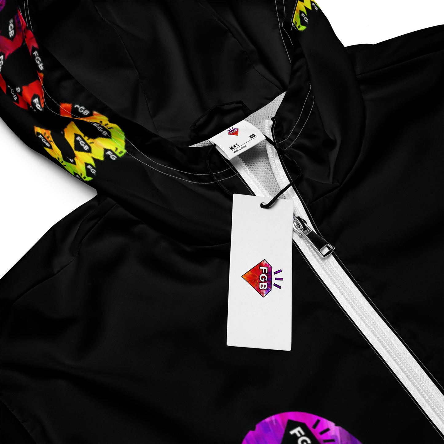 Multicolor 803 Men’s Windbreaker (Black)