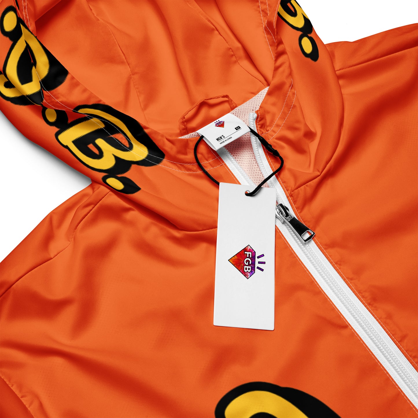 F.G.B. Men’s Windbreaker (Orange)