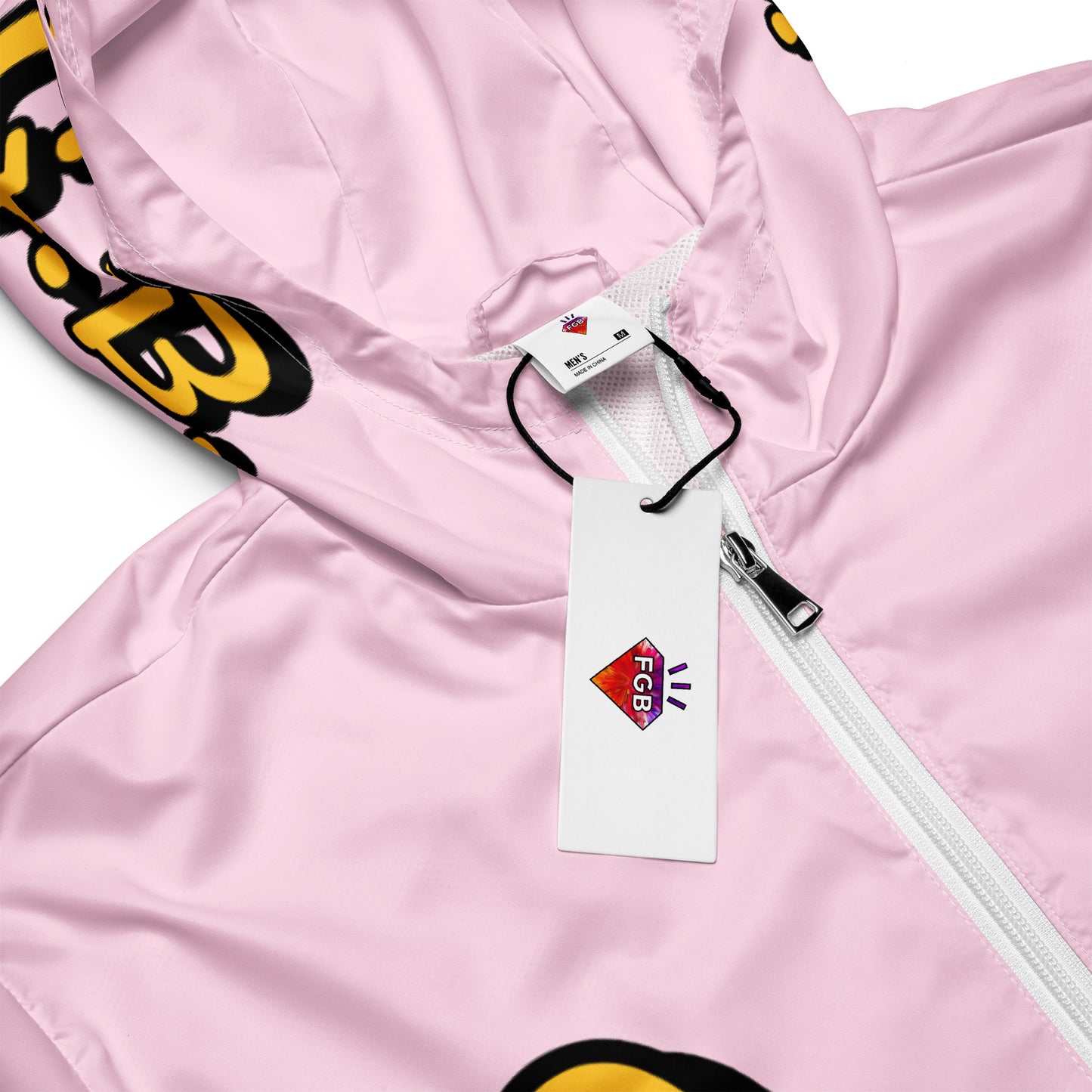 F.G.B. Men’s Windbreaker (Pink)