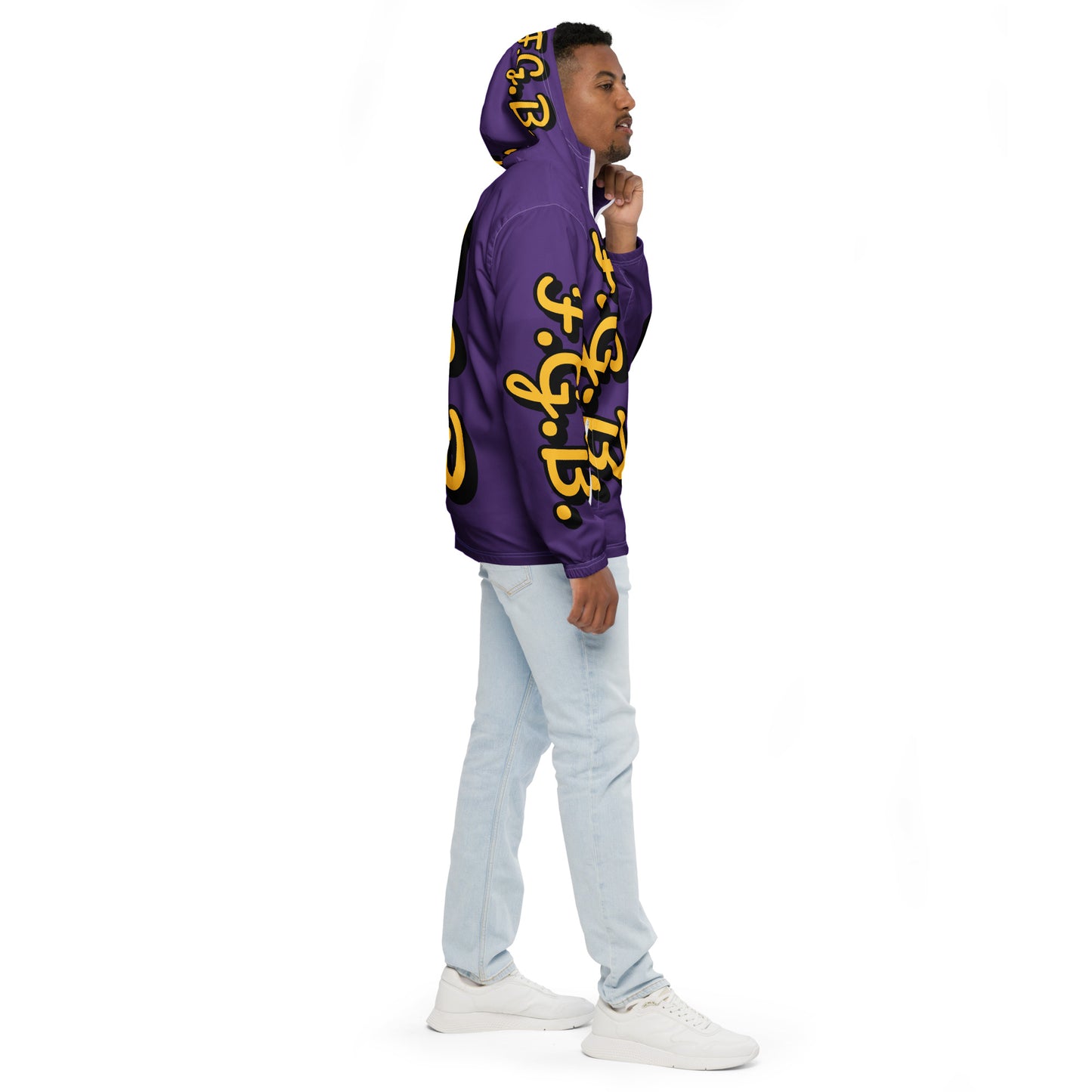 F.G.B. Men’s Windbreaker (Purple)