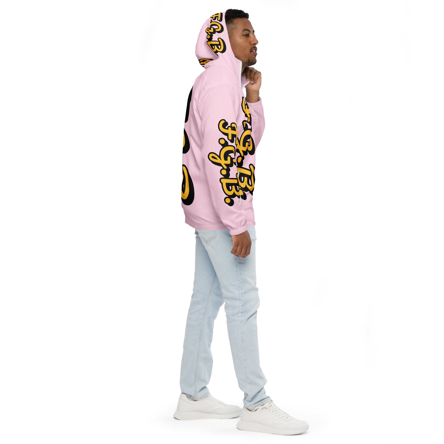 F.G.B. Men’s Windbreaker (Pink)