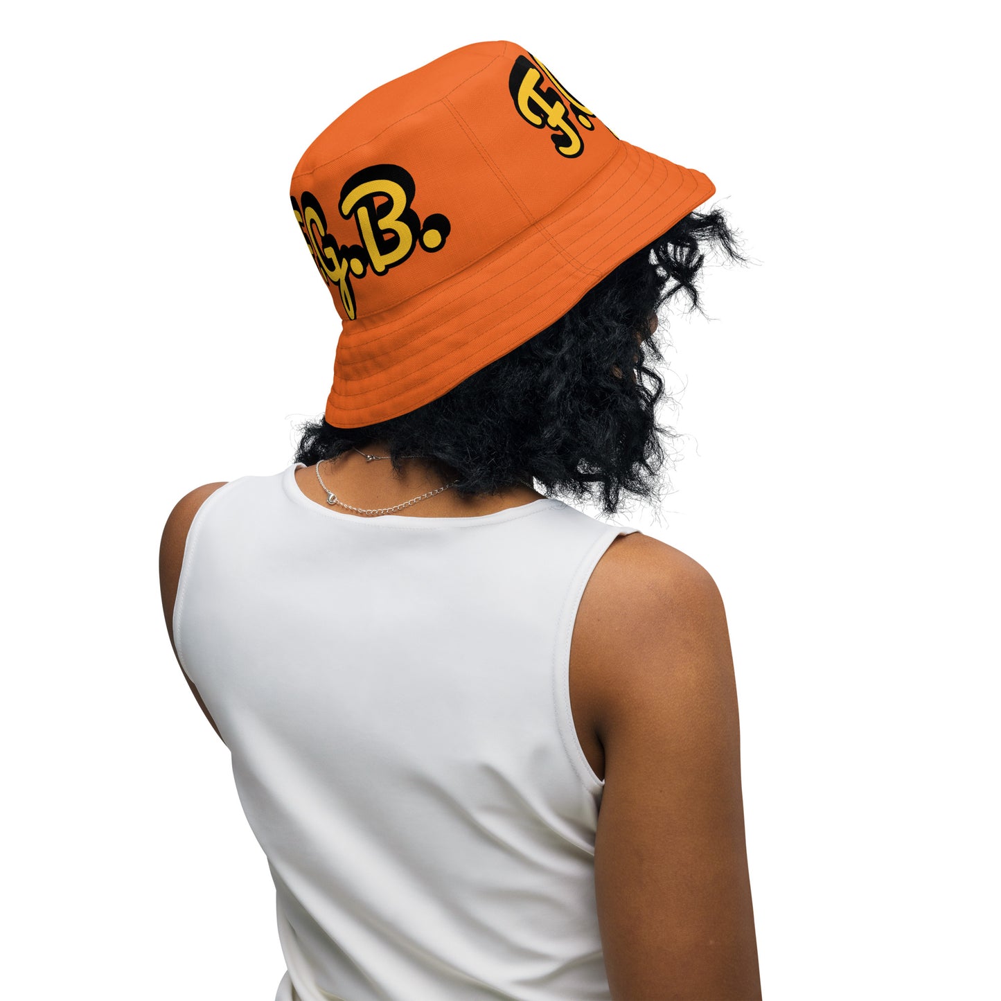 F.G.B. Reversible Bucket Hat (Orange)