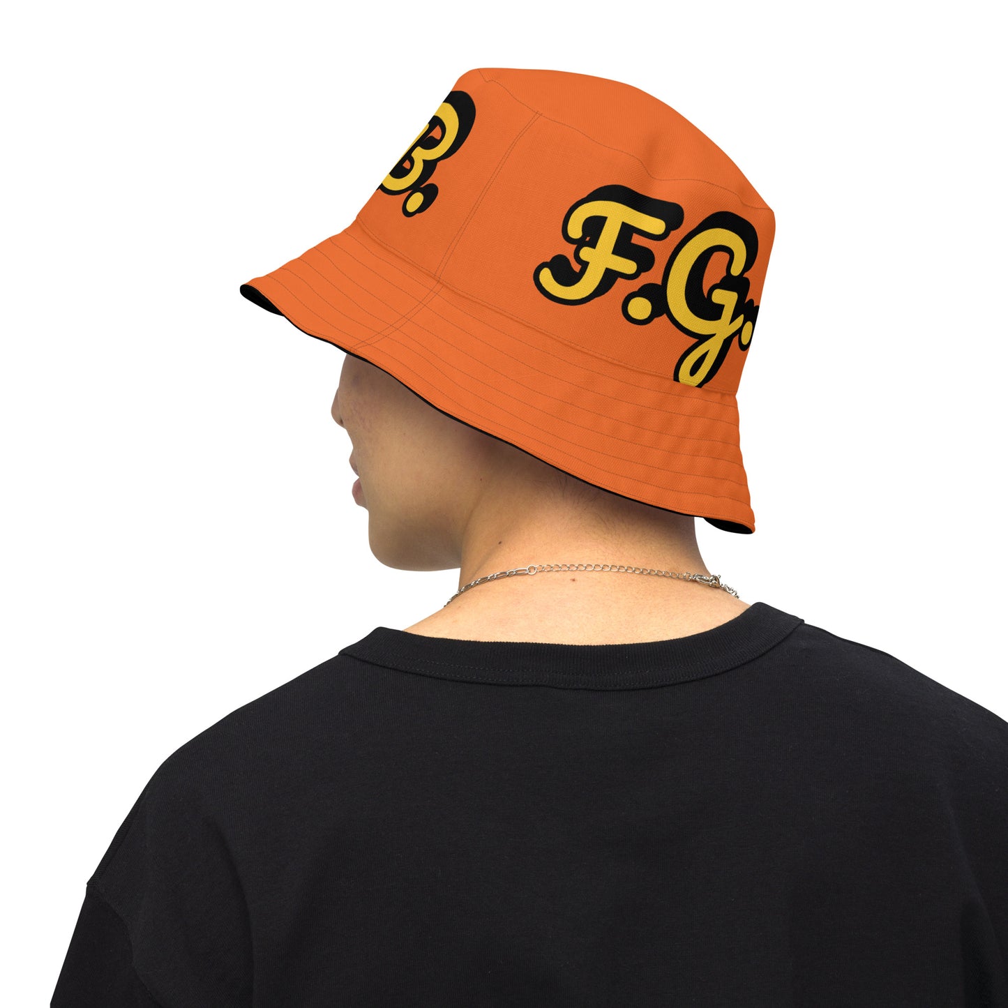 F.G.B. Reversible Bucket Hat (Orange)