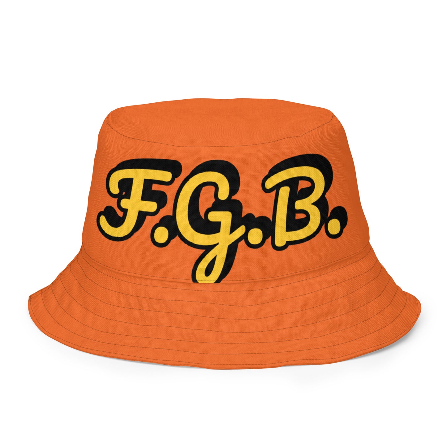 F.G.B. Reversible Bucket Hat (Orange)