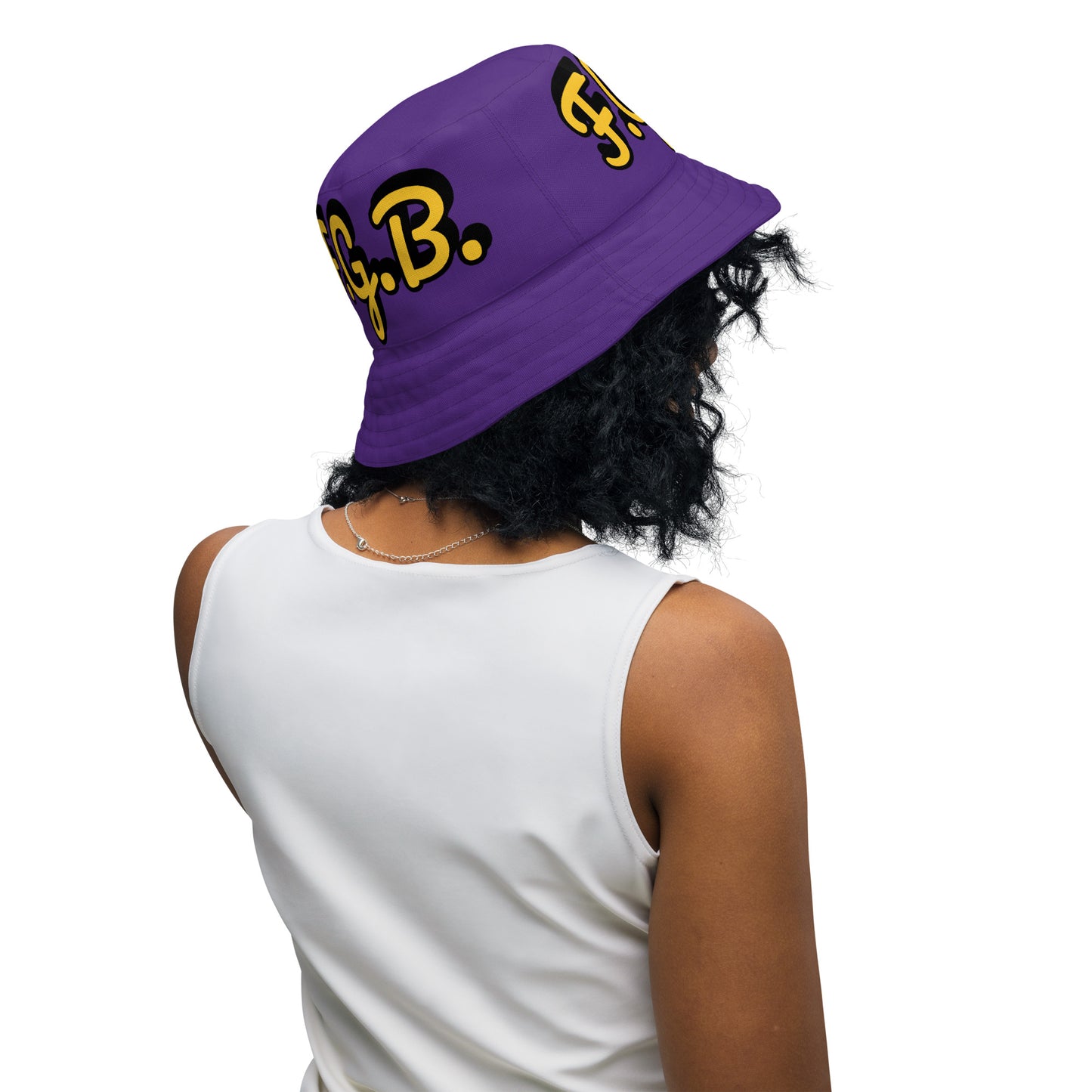 F.G.B. Reversible Bucket Hat (Purple)