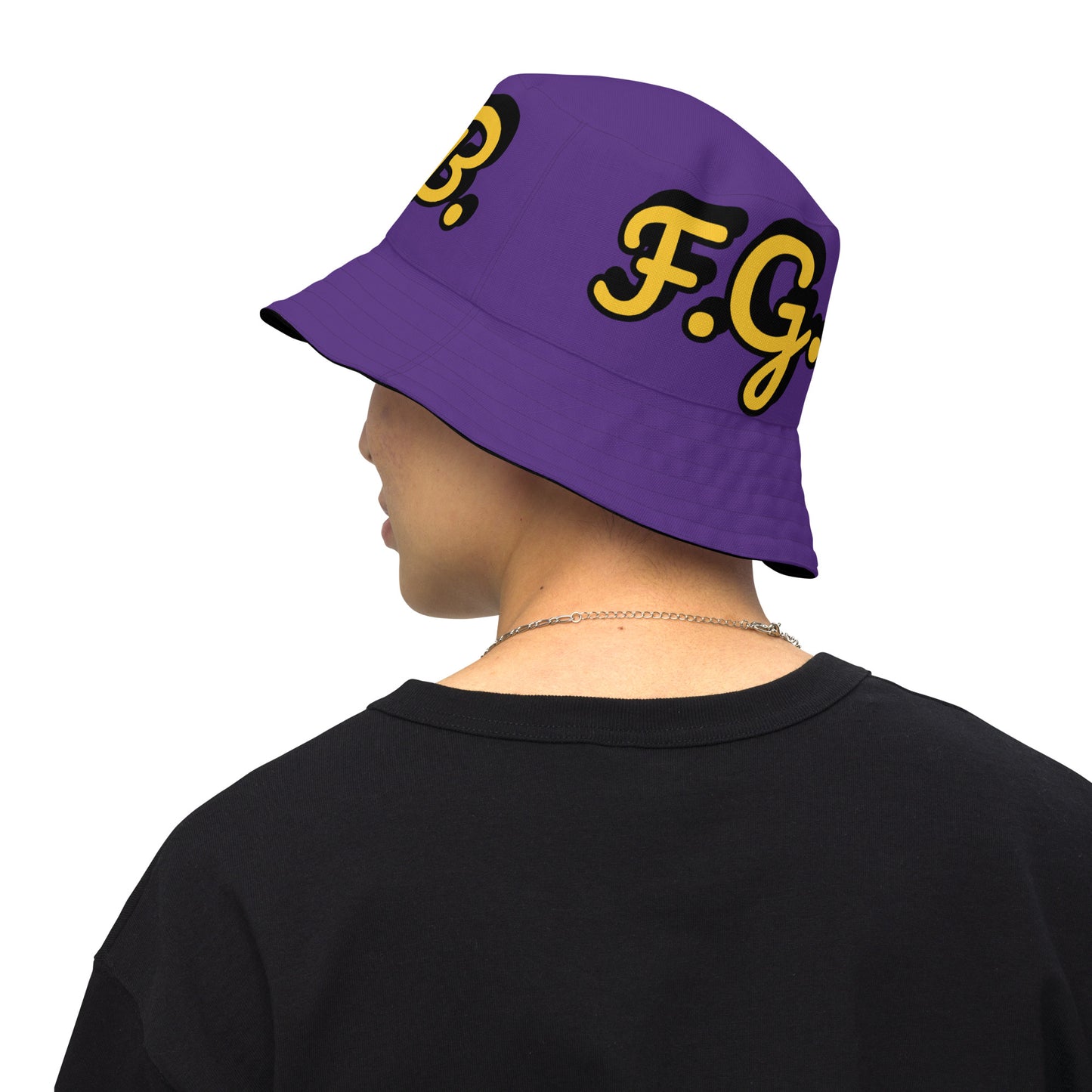 F.G.B. Reversible Bucket Hat (Purple)