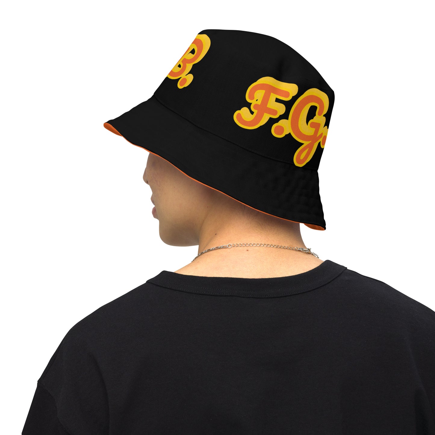 F.G.B. Reversible Bucket Hat (Orange)