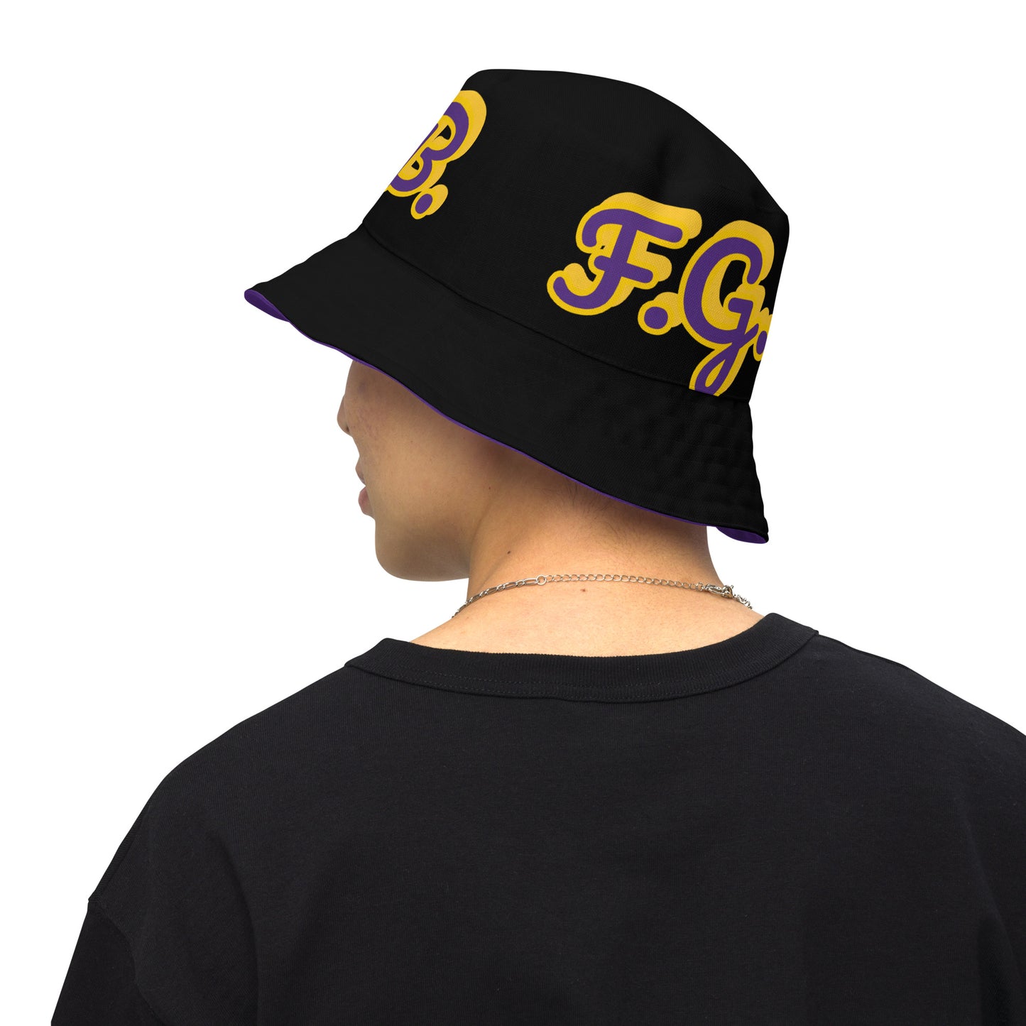 F.G.B. Reversible Bucket Hat (Purple)