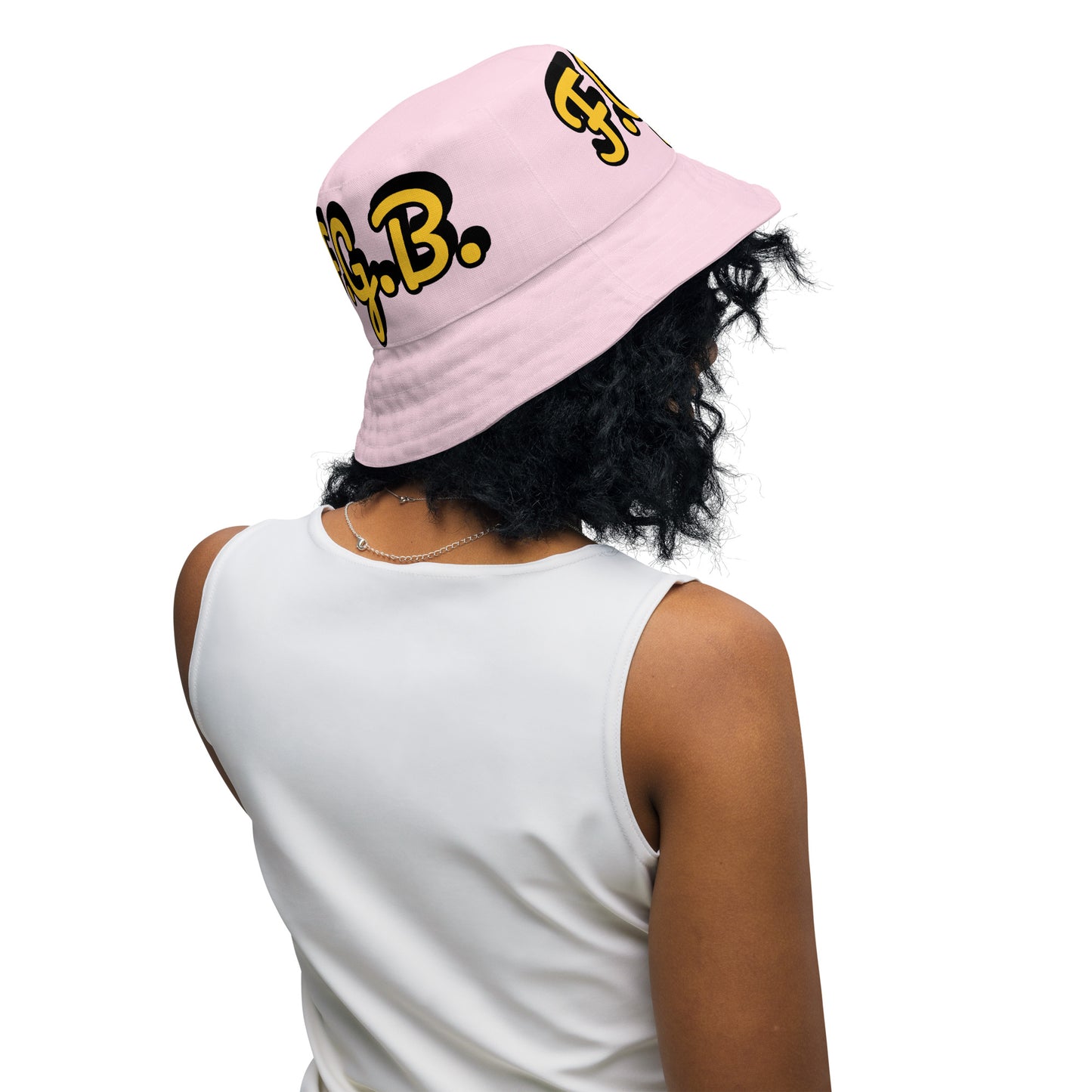 F.G.B. Reversible Bucket Hat (Pink)