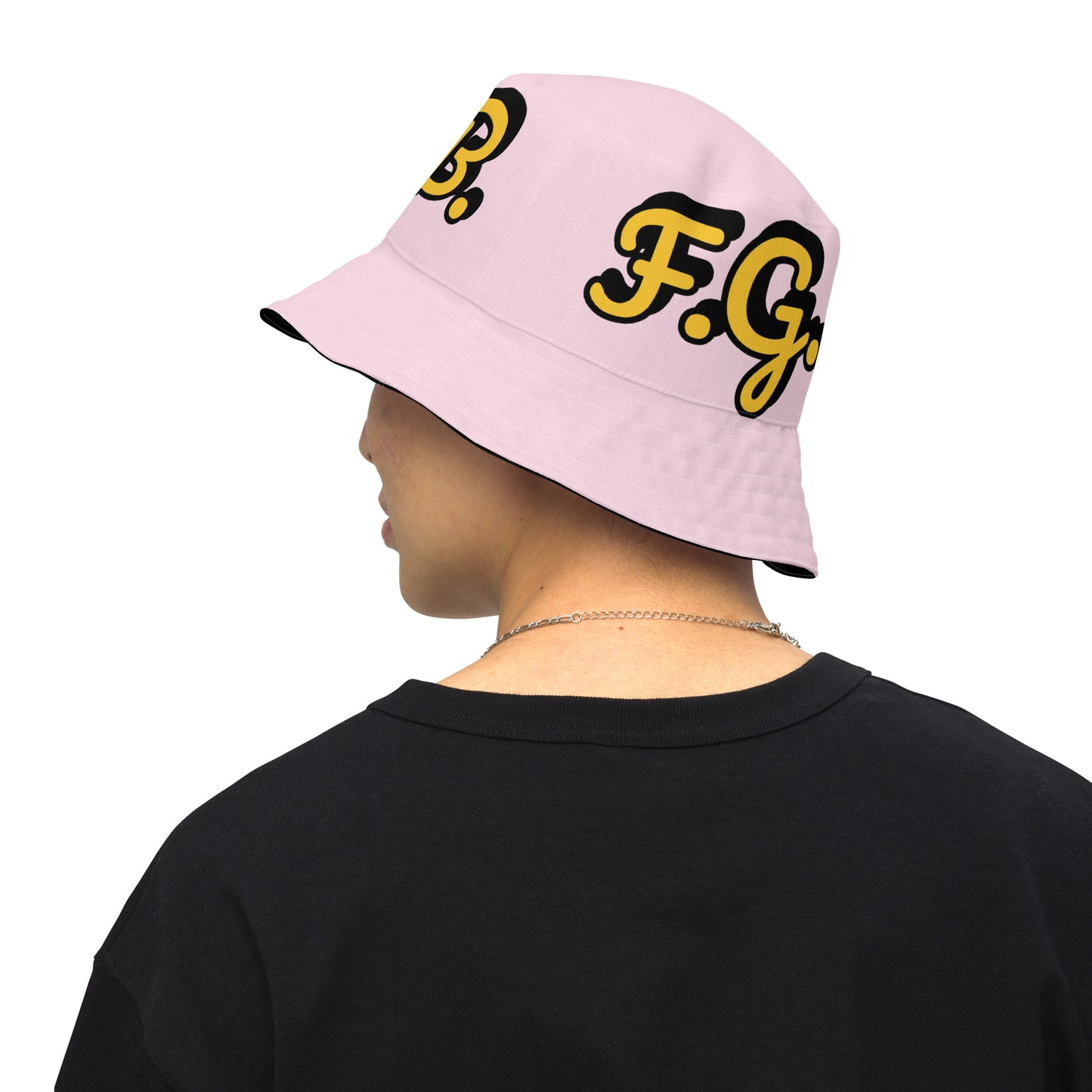 F.G.B. Reversible Bucket Hat (Pink)