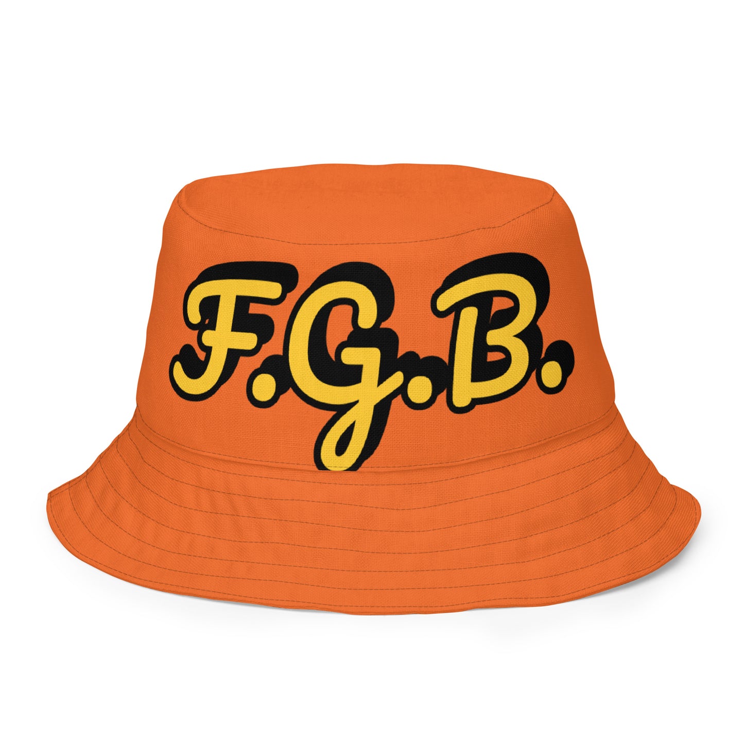 F.G.B. Reversible Bucket Hat (Orange)